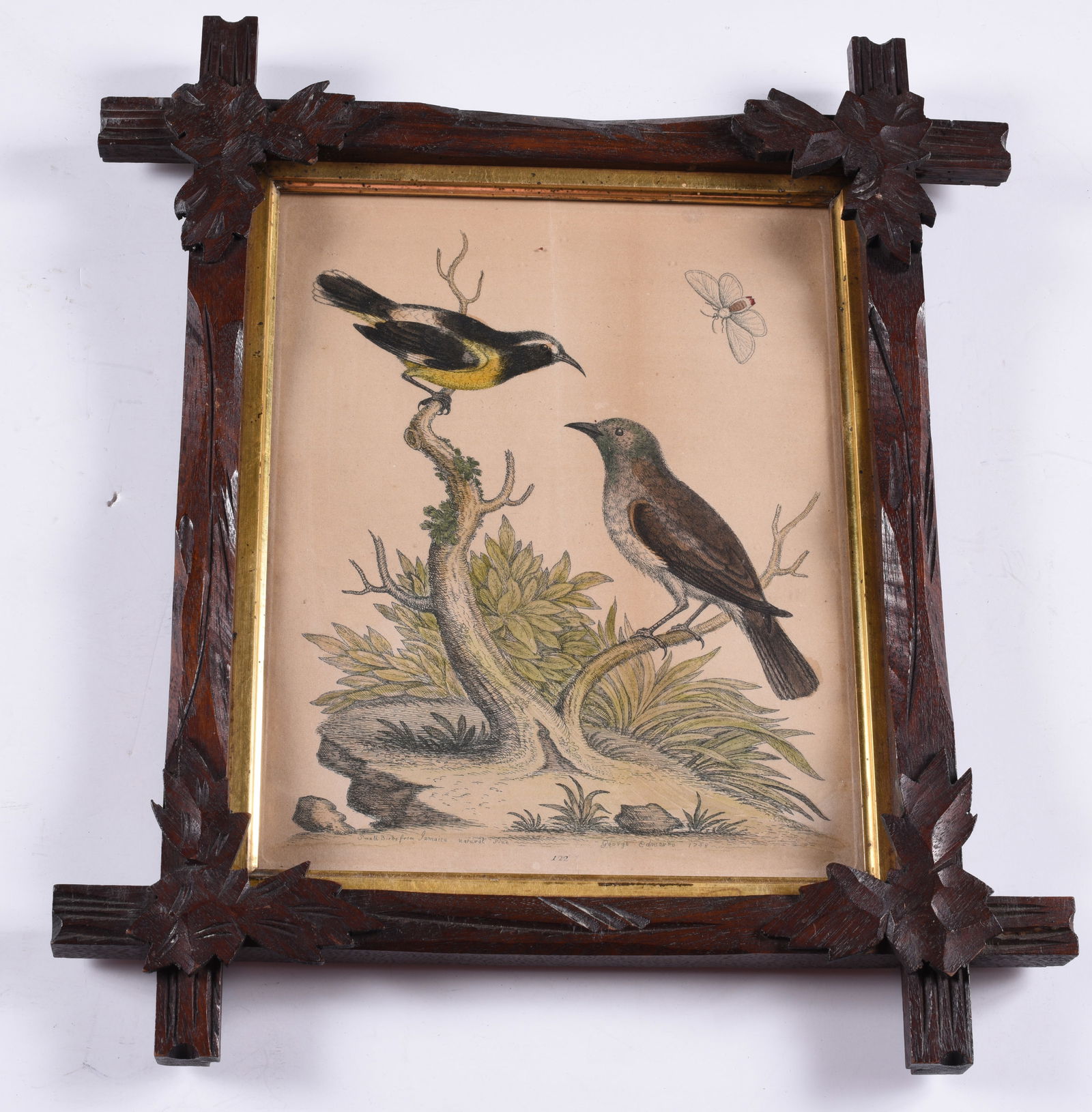 Folk Art Frame and Print (1 of 1)