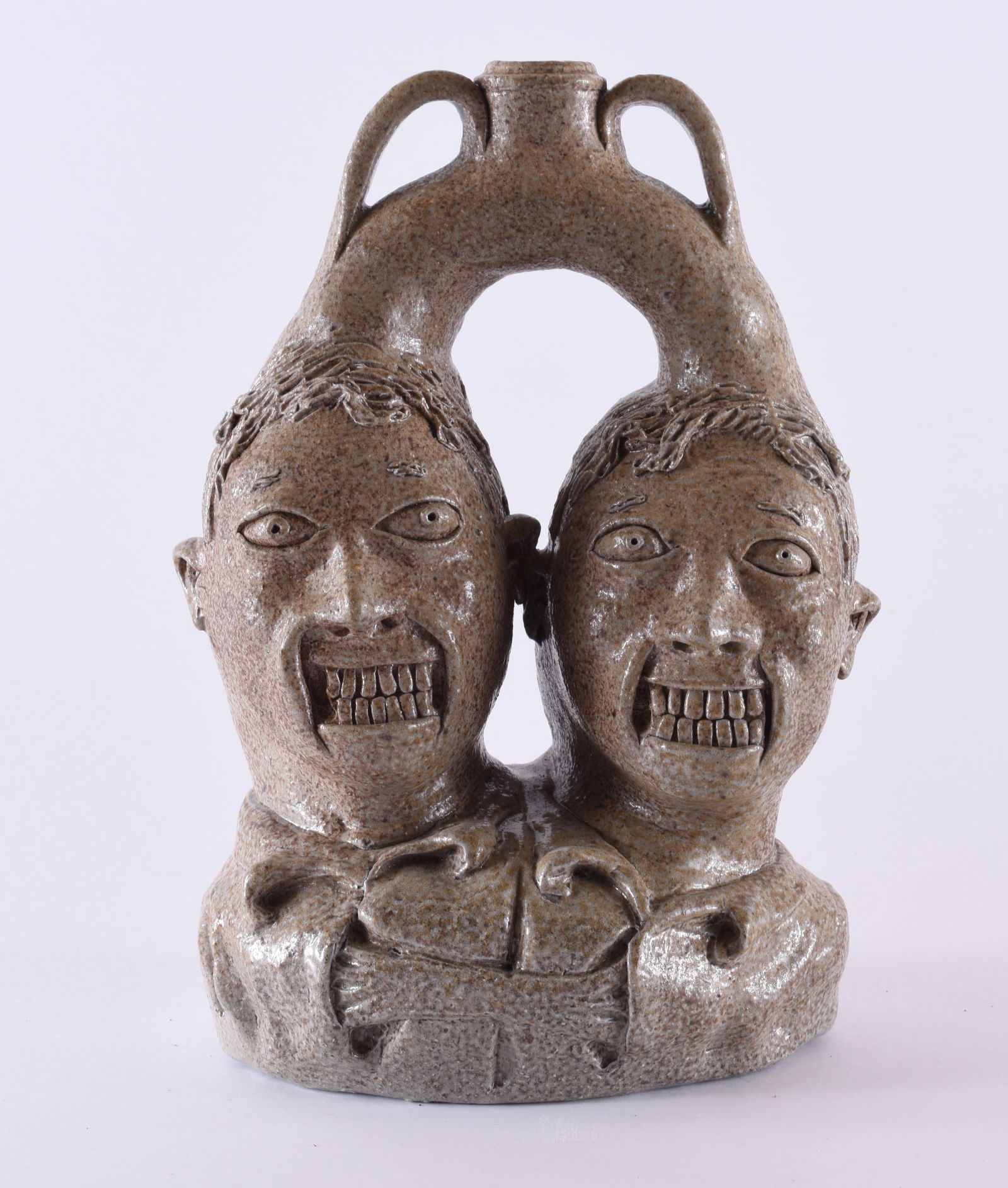 Stacy Lambert RARE salt glaze jug (1 of 3)