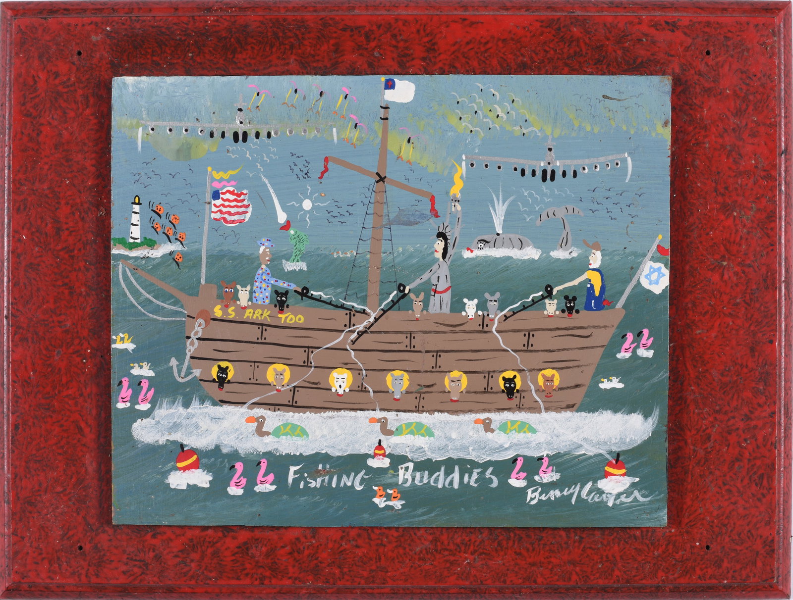 Benny Carter Folk Art Painting (1 of 3)