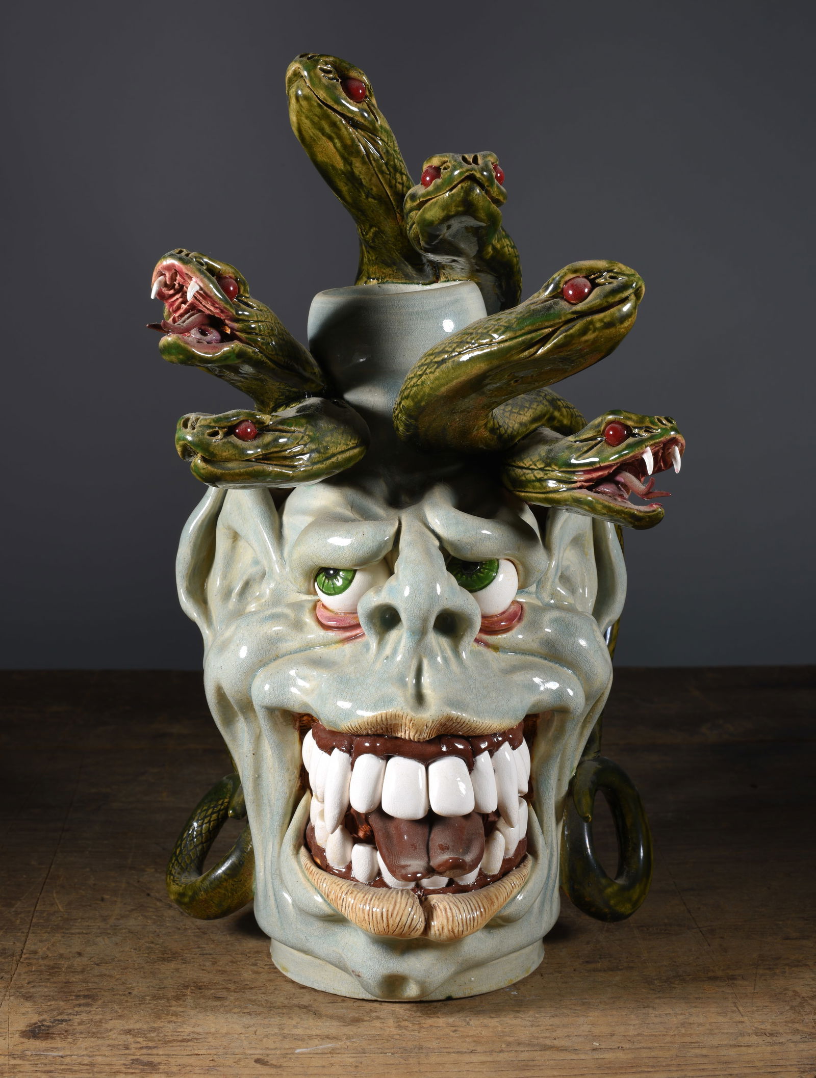 Dan Norton Snake Head Figural (1 of 12)
