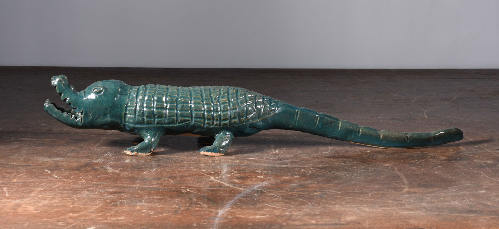 Charles Moore Pottery Alligator (1 of 3)