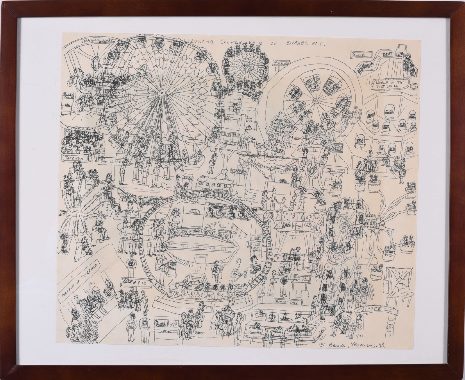 Brooks Yeomans Pen on Paper Drawing (1 of 1)