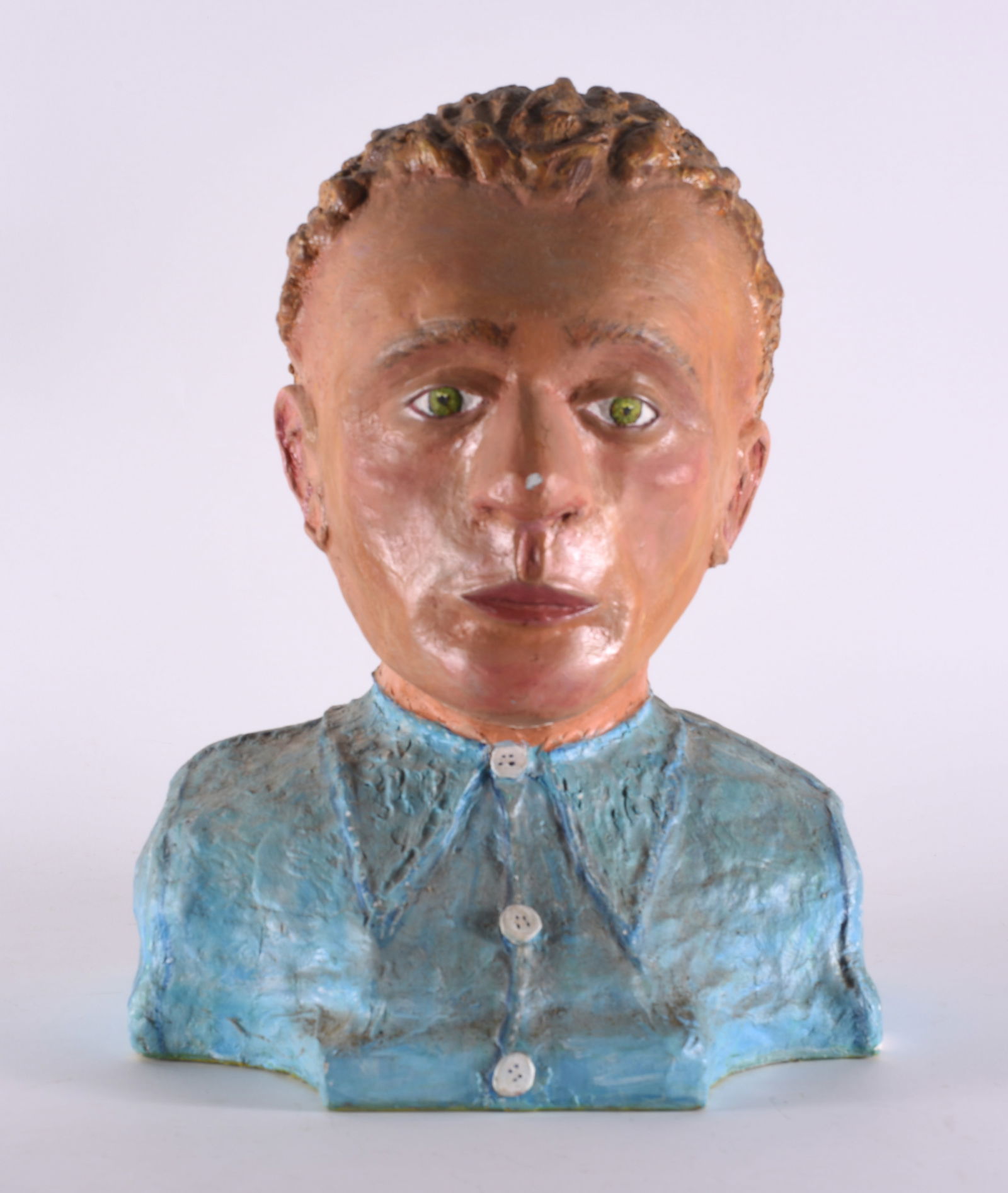 Michael Schrimer Folk Art Sculpture Head (1 of 4)