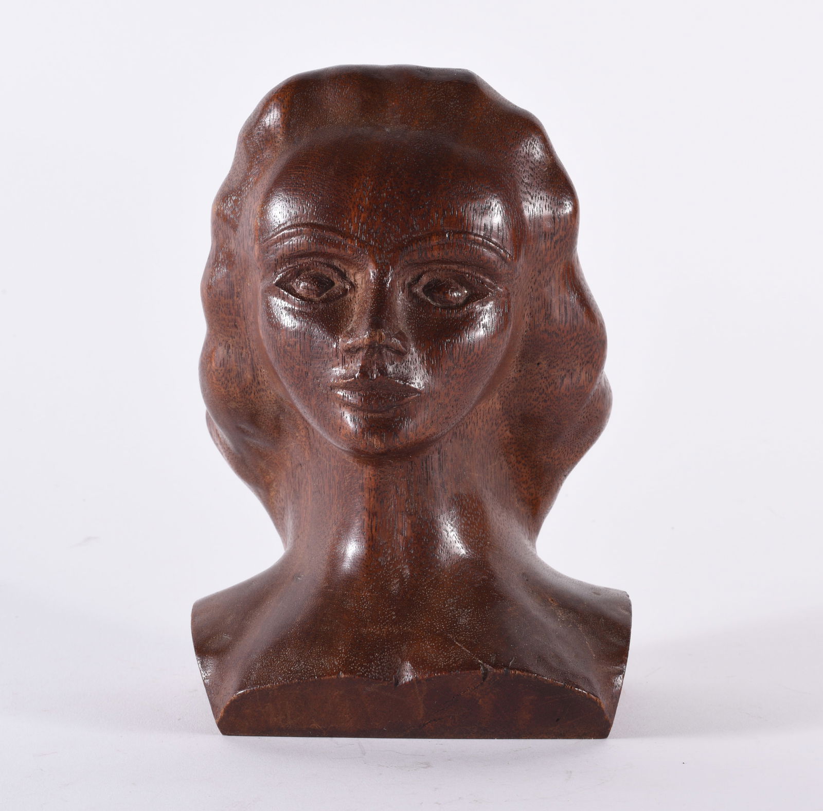 Folk Art Carved Head (1 of 5)