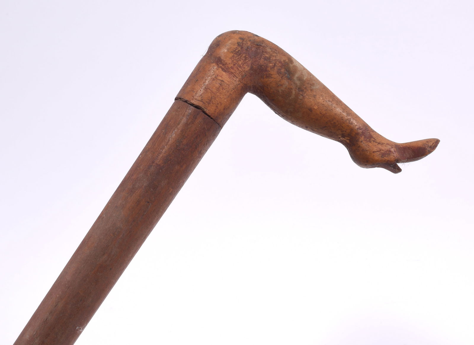 American Carved Folk Art Cane (1 of 4)