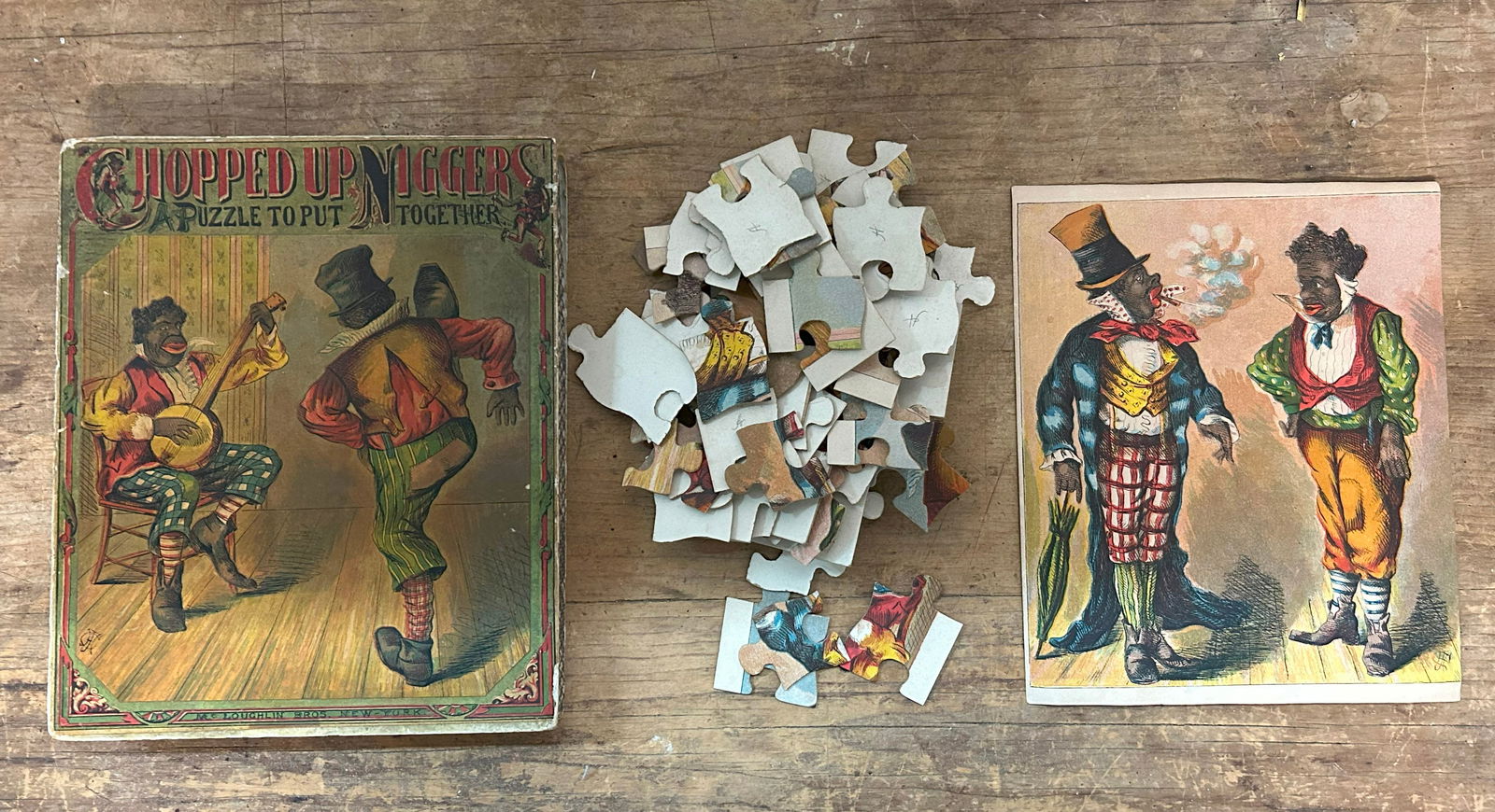 Black Americana Puzzle ca. 1910 (1 of 6)