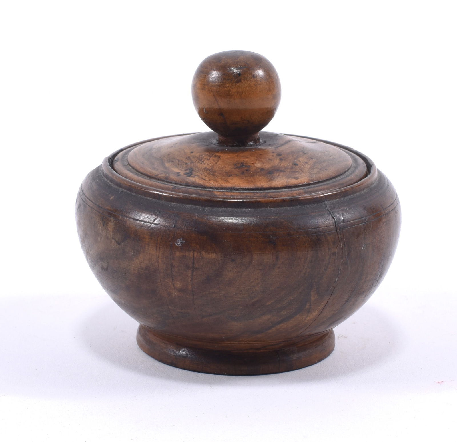 Hand Turned Wooden Lidded Jar (1 of 3)