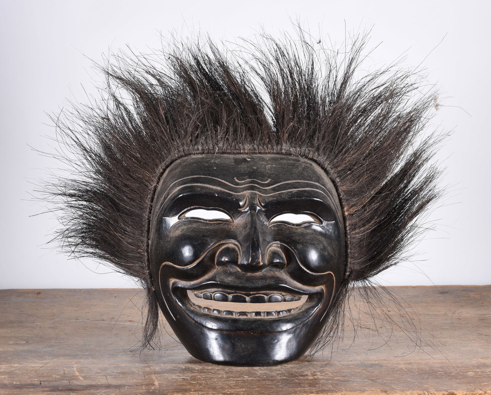 African Mask With Hair (1 of 2)