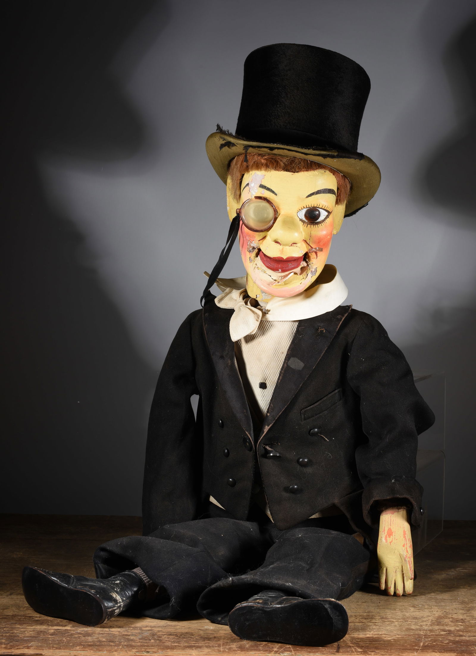 Wooden Ventriloquist Dummy ca. 1920 (1 of 11)