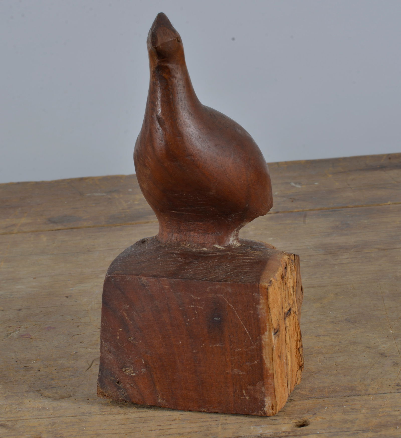 Elvin King Chainsaw Art: carved wood. 6"