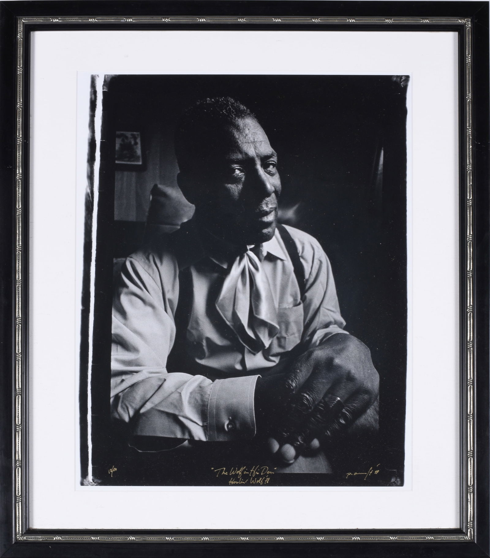 Peter Amft Blues Musician Original Photograph Signed (1 of 1)