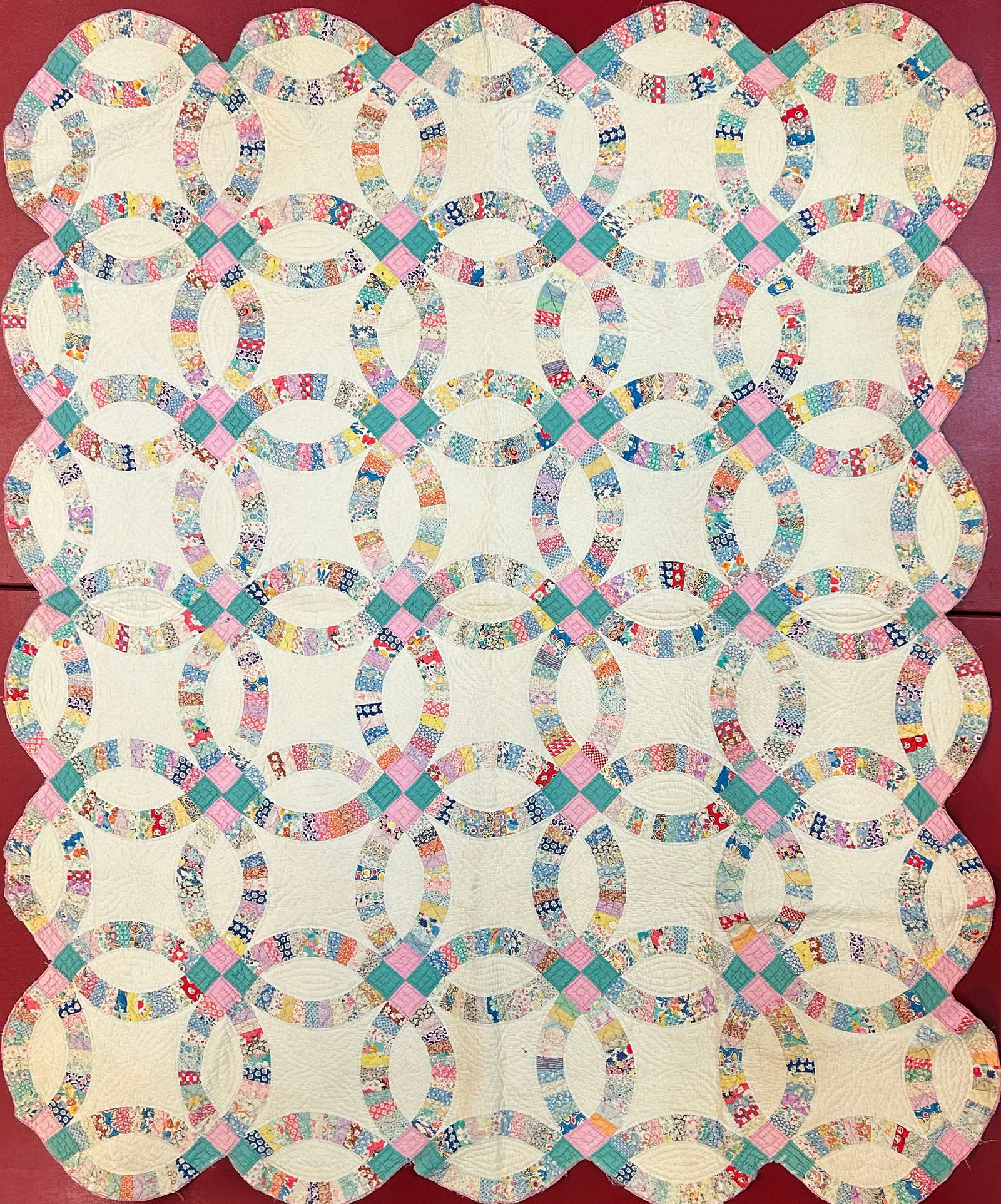 Antique American Quilt 88" x 72" (1 of 2)