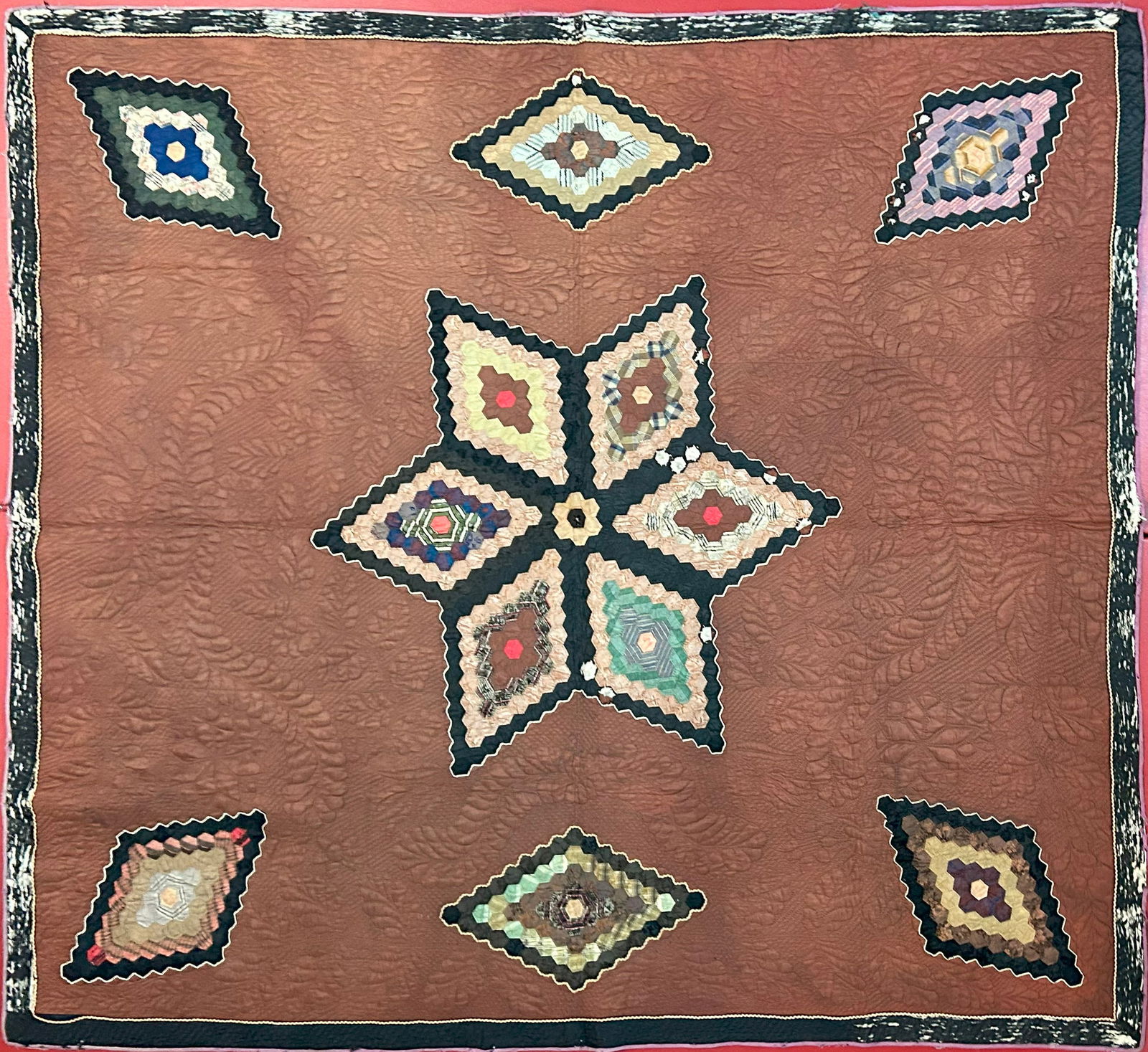 Antique American Quilt 70" x 80" (1 of 2)