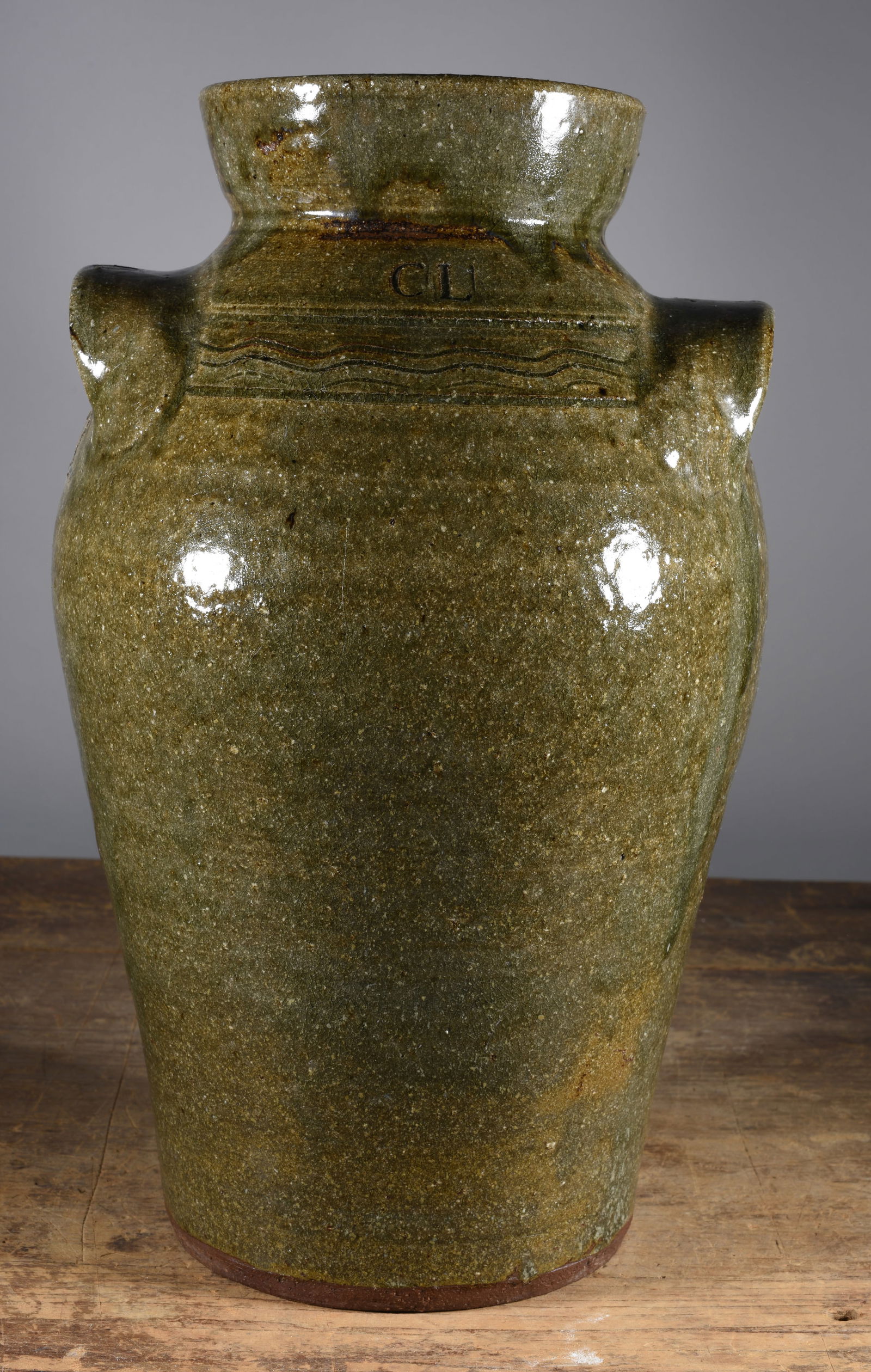 Charles Lisk Early Pottery Churn (1 of 5)