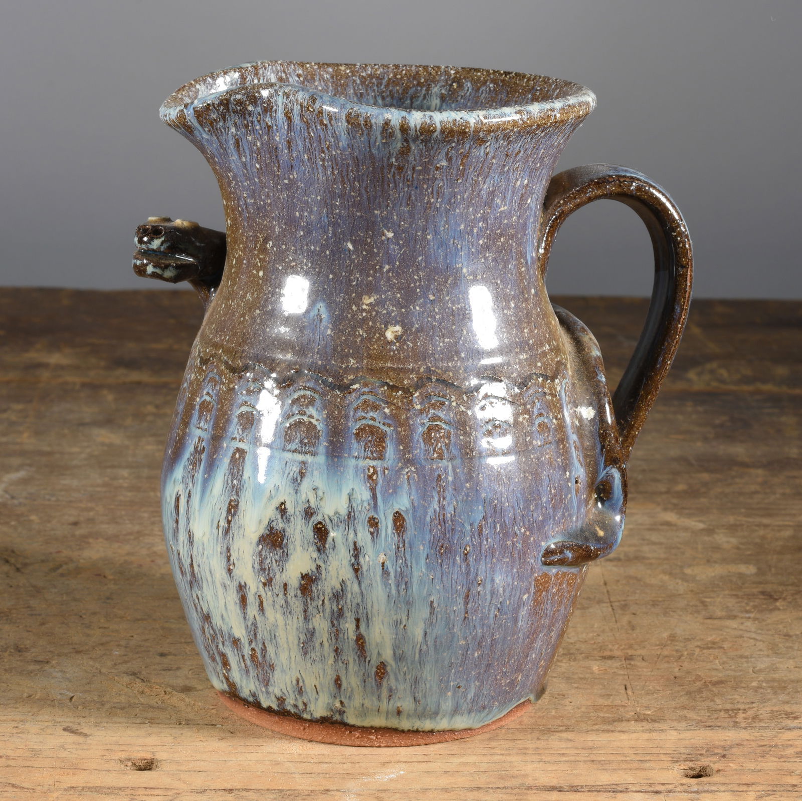 Charles Lisk Pottery Snake Pitcher (1 of 4)