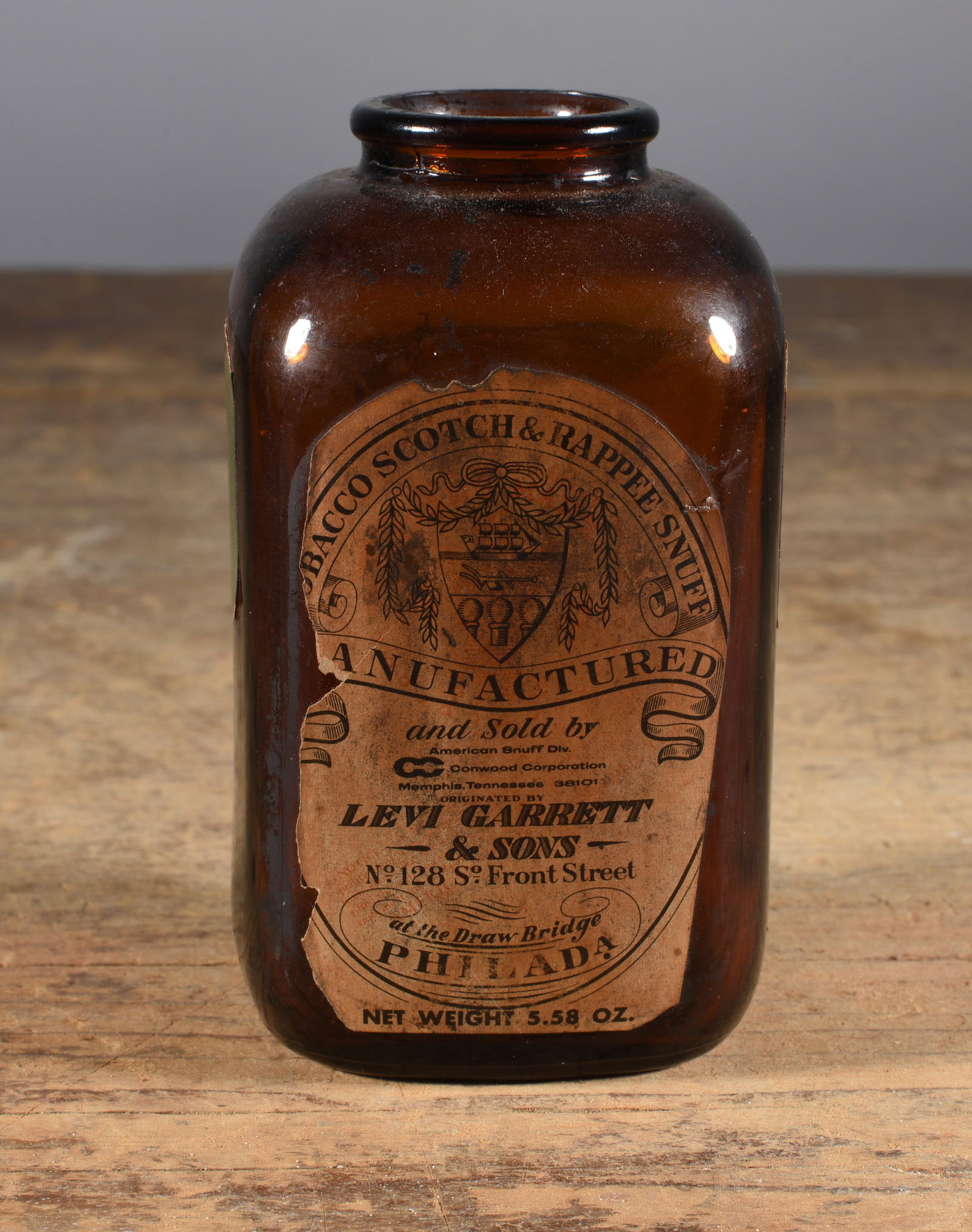 Levi Garrett and Sons Tobacco Snuff Jar (1 of 2)