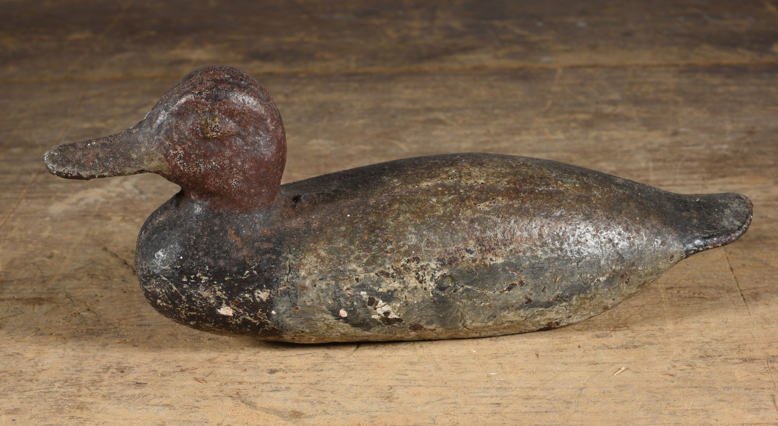 Cast Iron Painted Decoy Sinker (1 of 5)