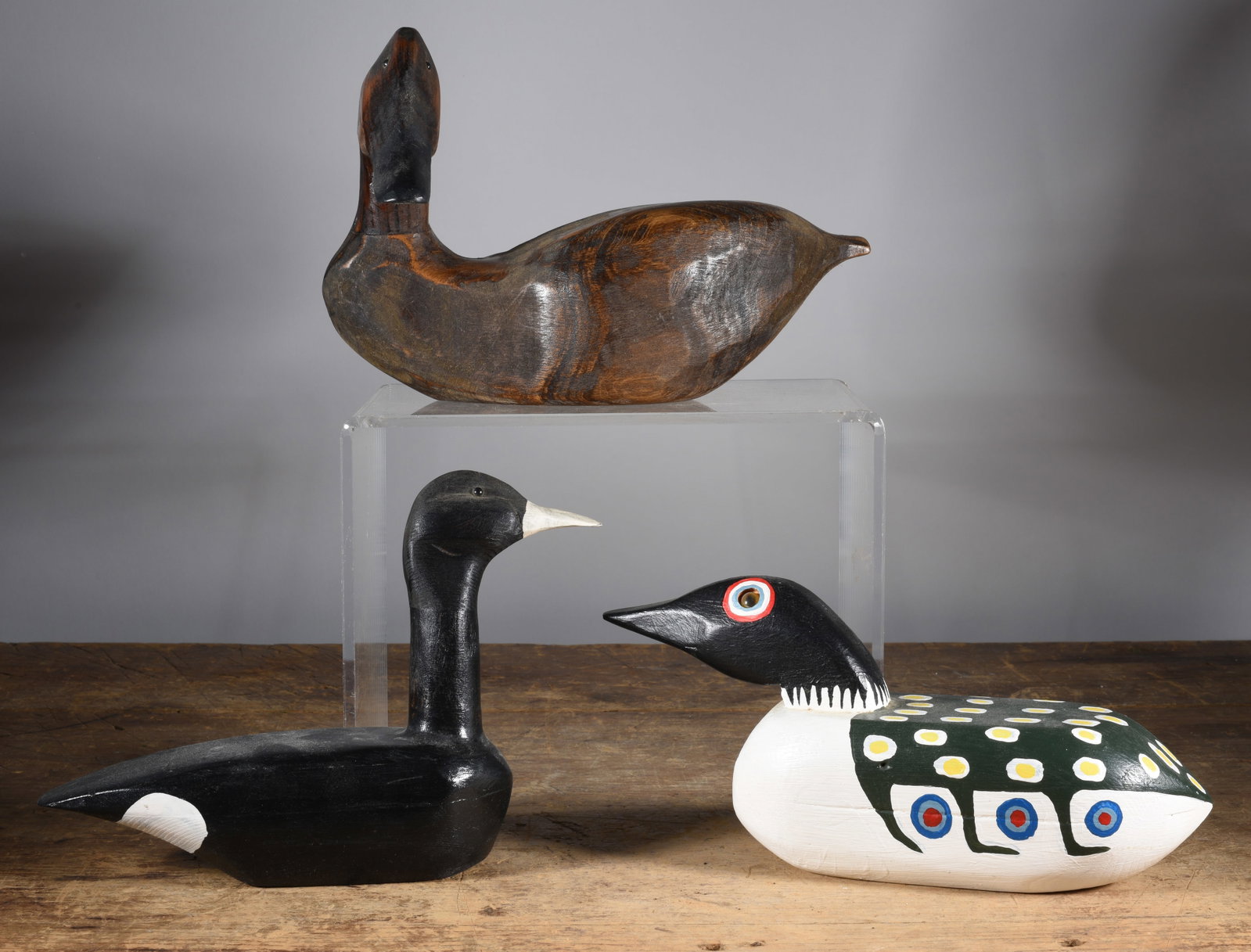 MD Martin Carved Duck Decoys: items are estate condition, they have been collected over the last 40 years and are now coming out to be sold again. See photos for details.