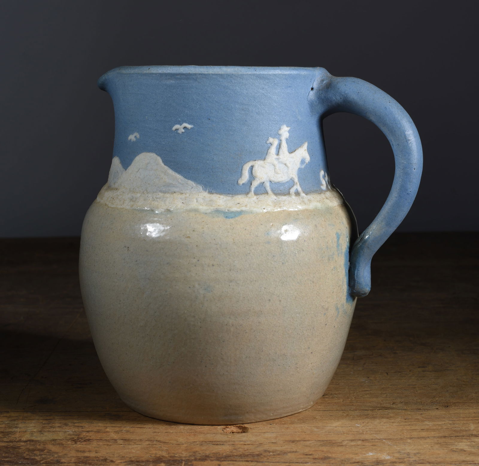 Pisgah Forest Cameo Decorated Pitcher (1 of 5)