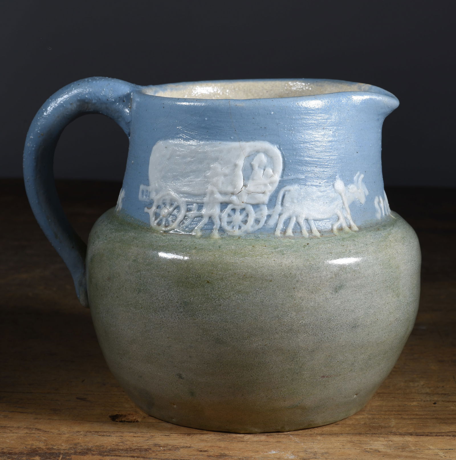 Pisgah Forest Cameo Decorated Pitcher (1 of 5)