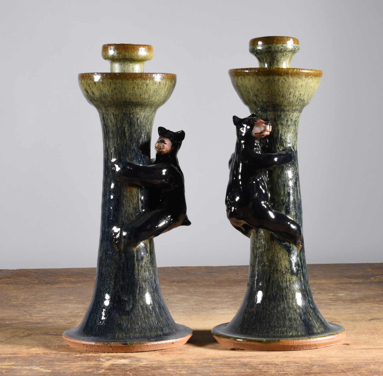 Marvin Bailey Bear Candle Sticks (1 of 4)