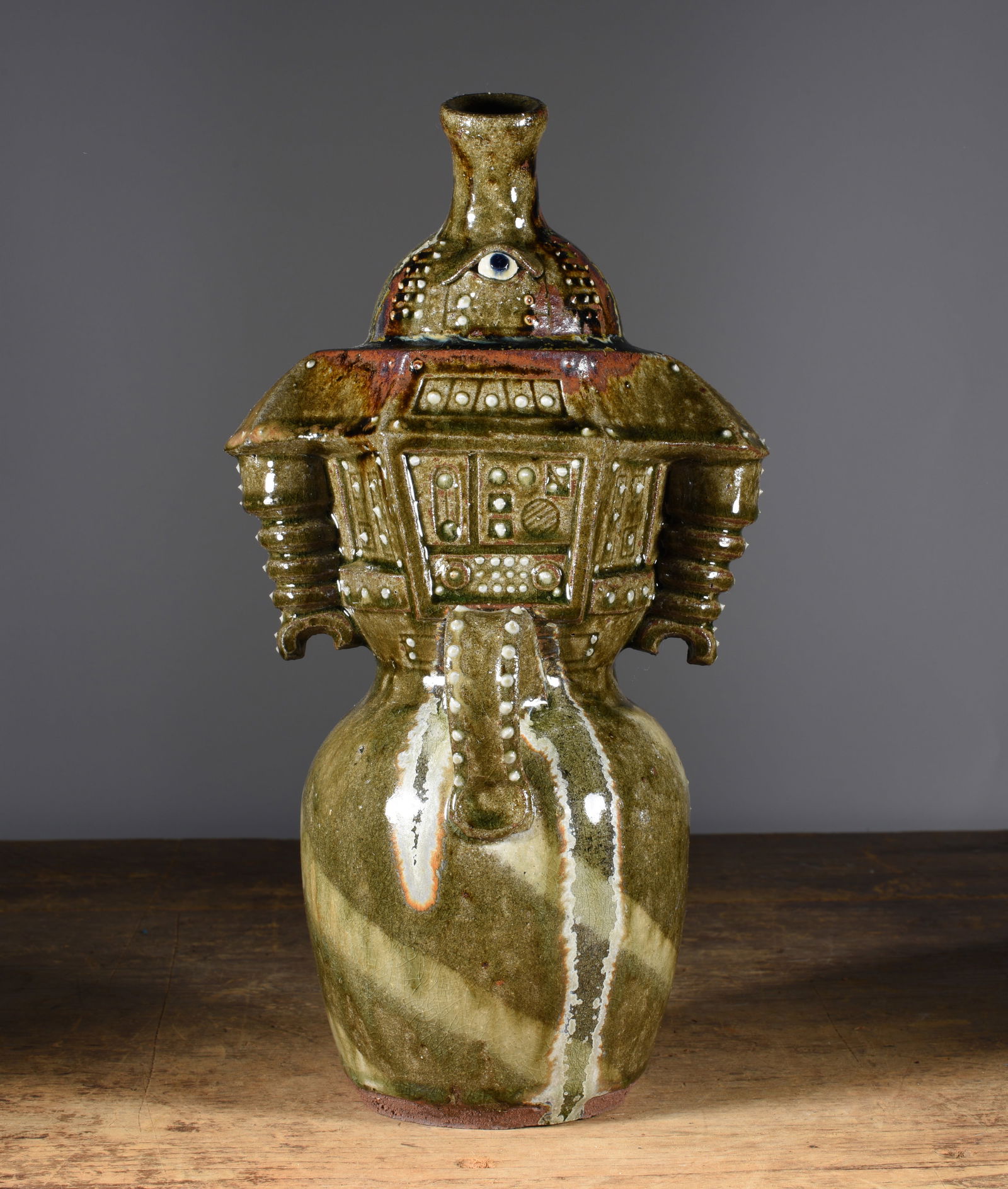 Mike Ball Robot Folk Pottery (1 of 5)