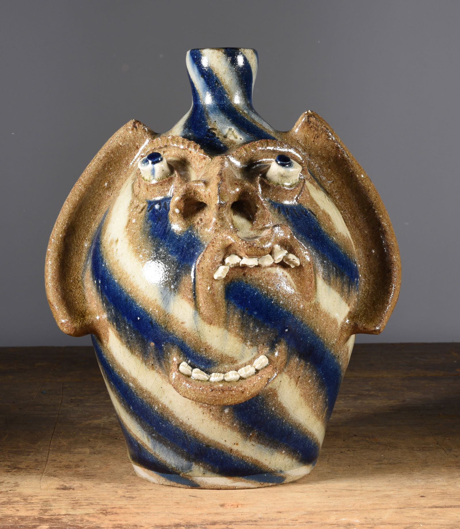 Steve Abee Swirl Face Jug (1 of 5)