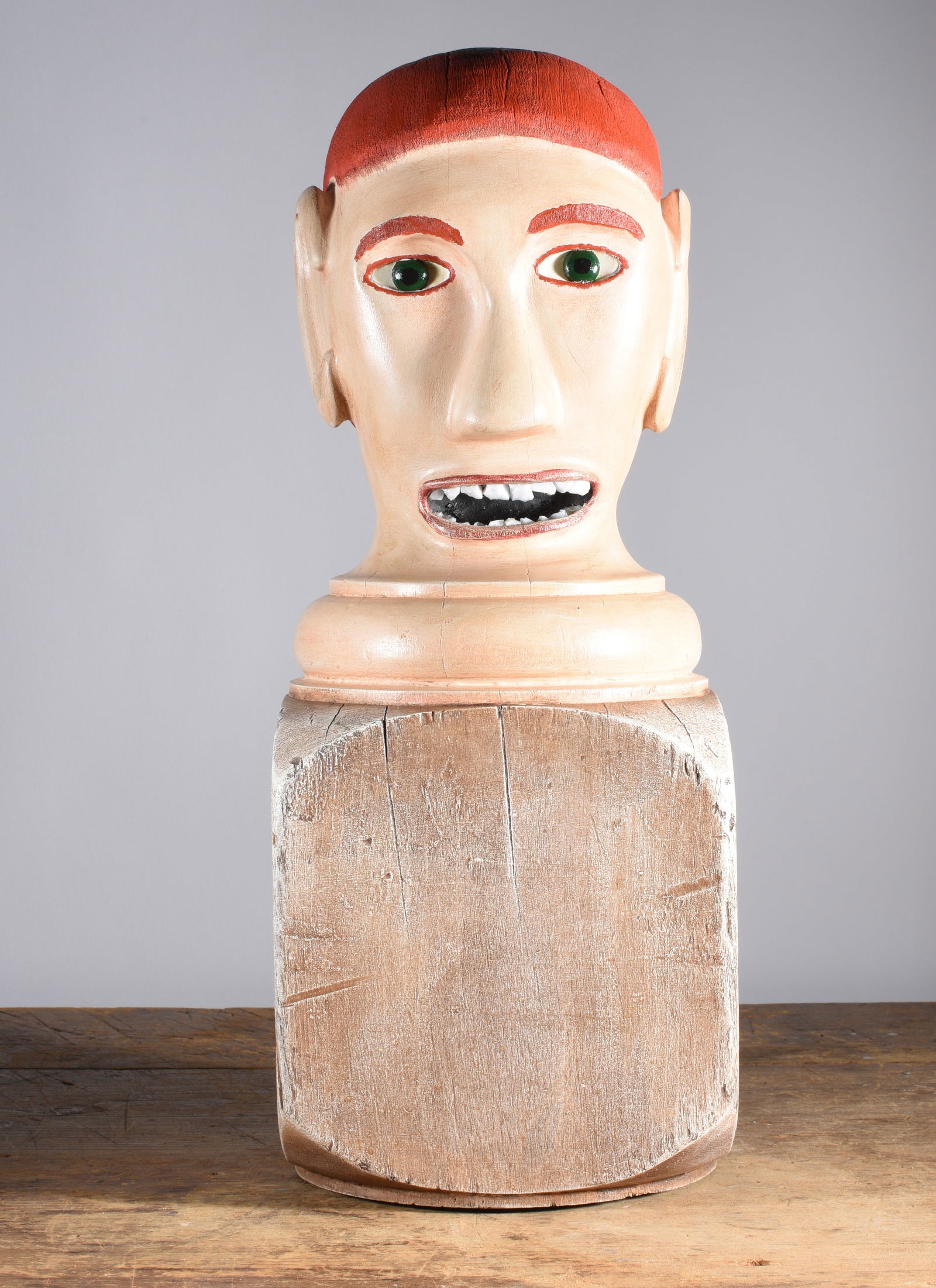 Larry Ballard Carved Head (1 of 5)