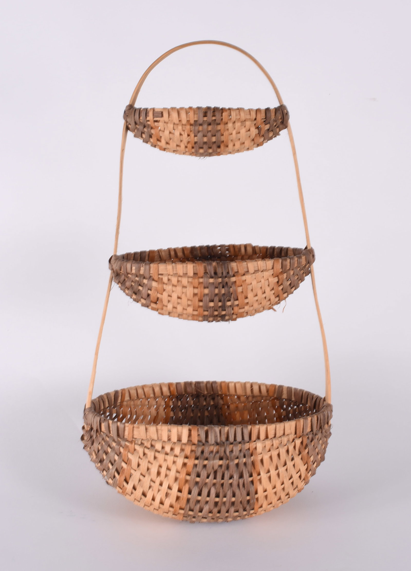 Tripple Layer Cherokee Basket: 19" 3 layer basket by the Cherokee Indians.