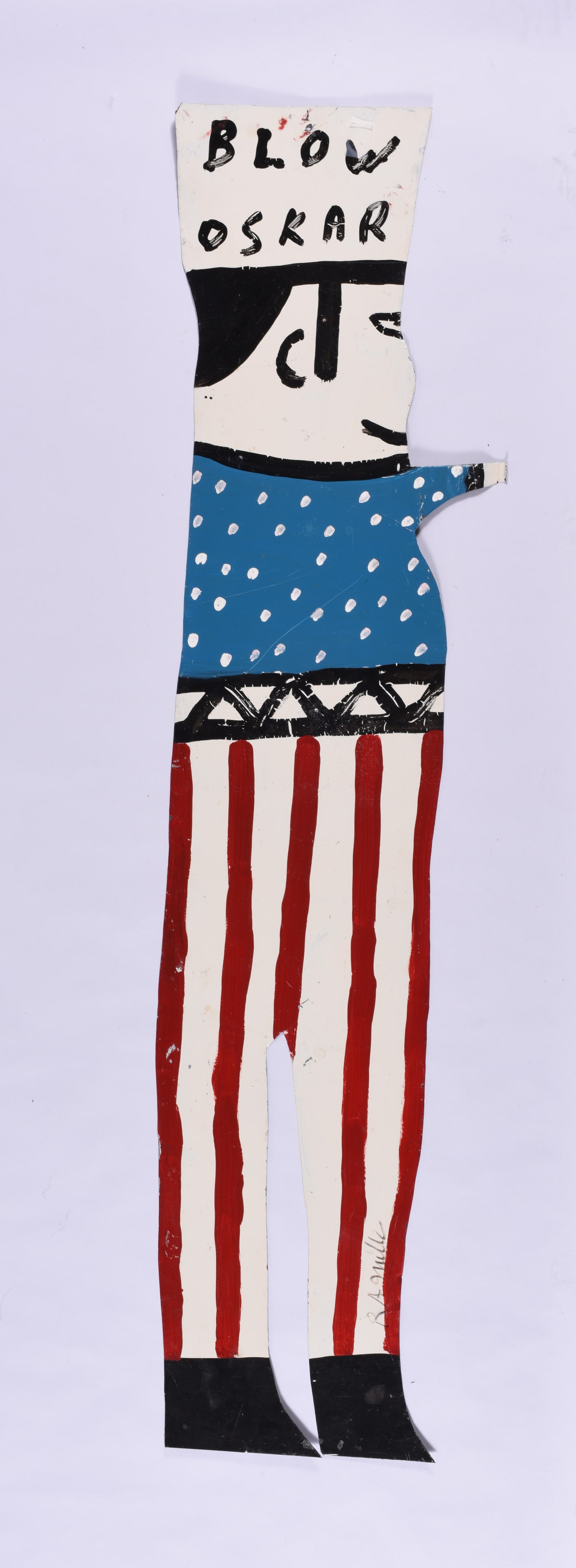 RA Miller Tin Cutout Blow Oscar (1 of 4)