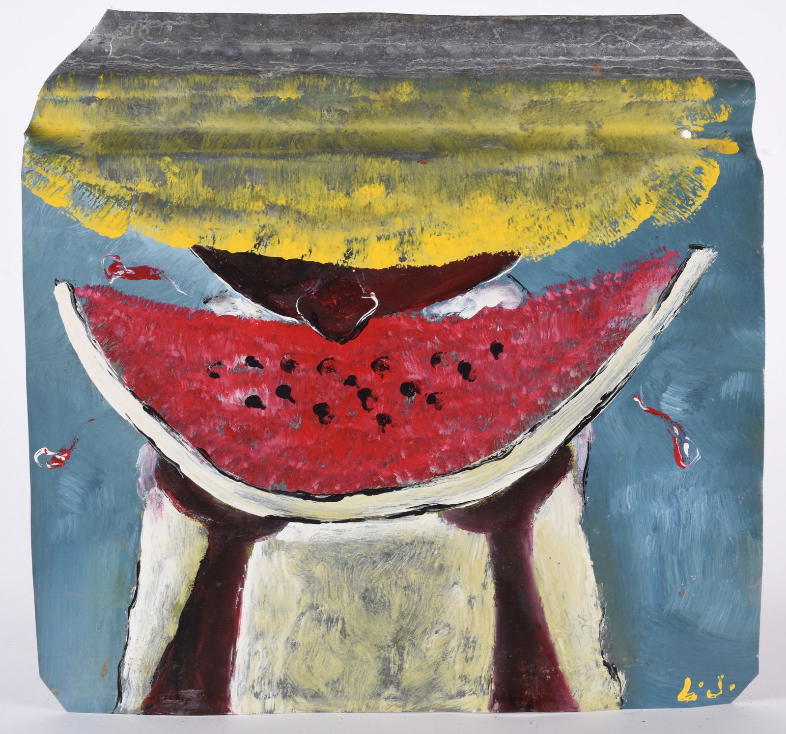 Leonard Jones Folk Painting (1 of 2)