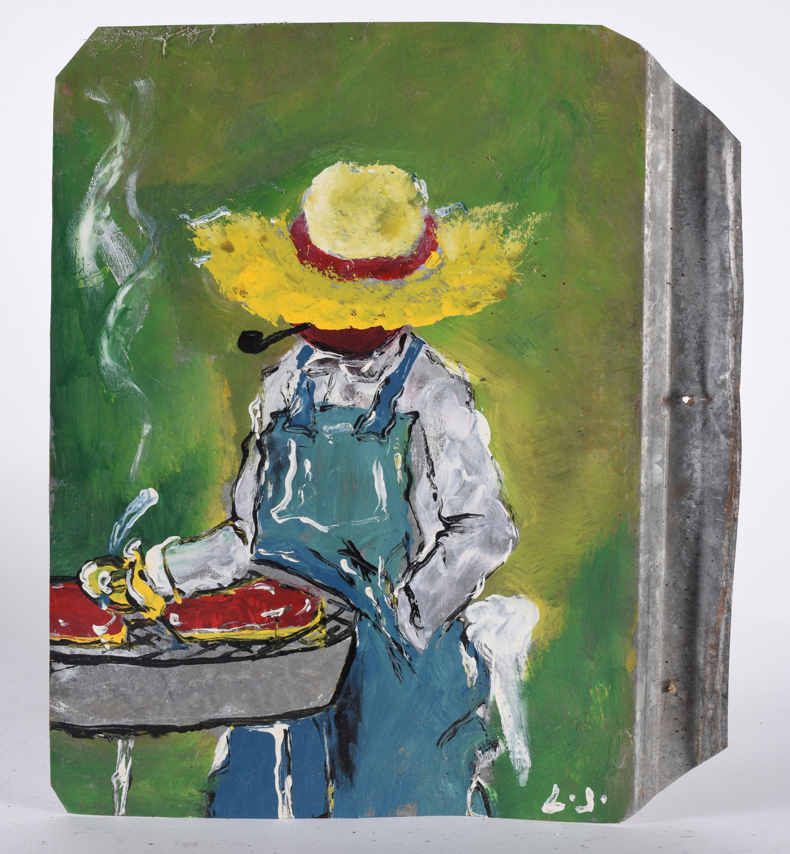 Leonard Jones Folk Painting (1 of 2)