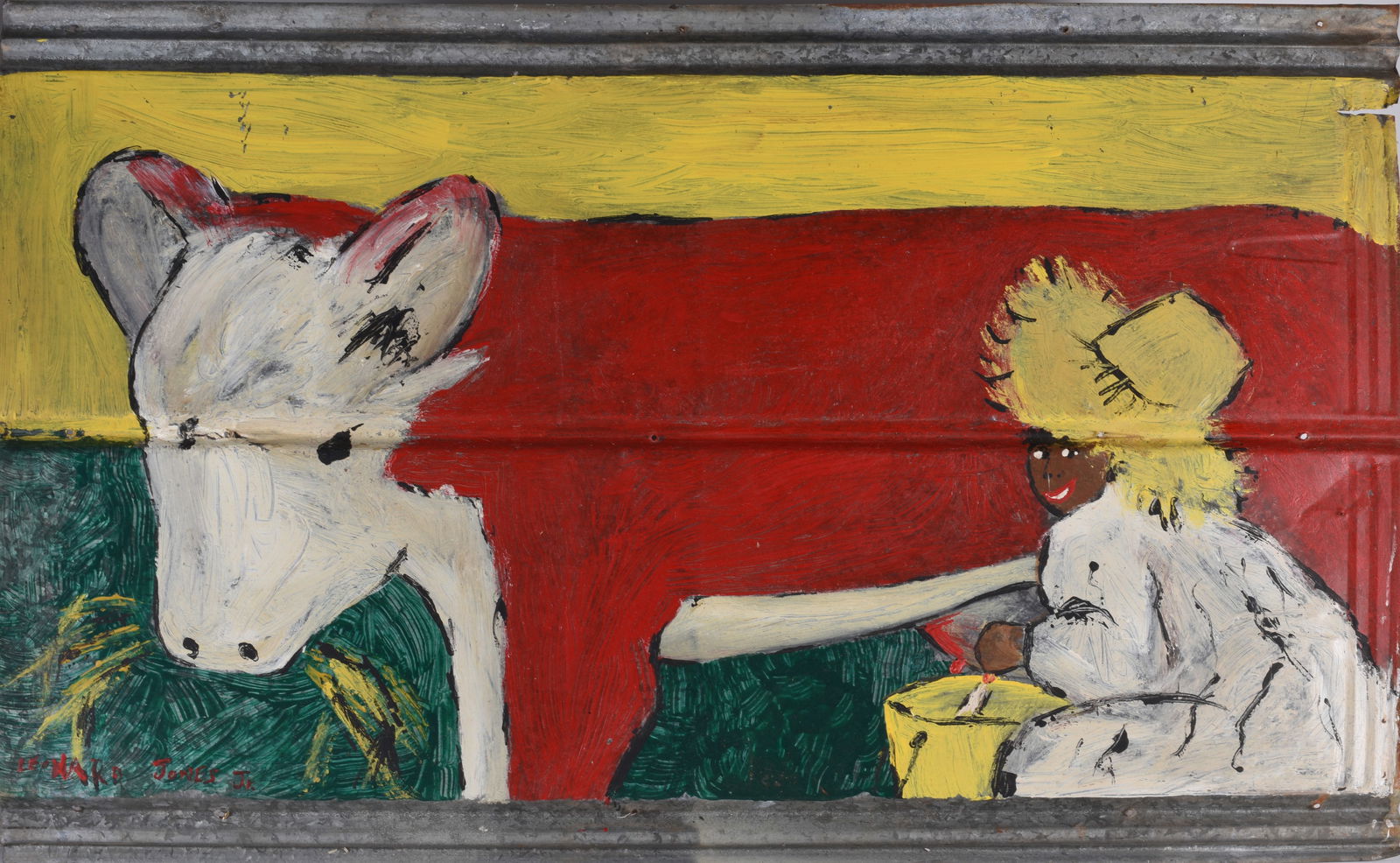 Leonard Jones Folk Art Painting (1 of 3)