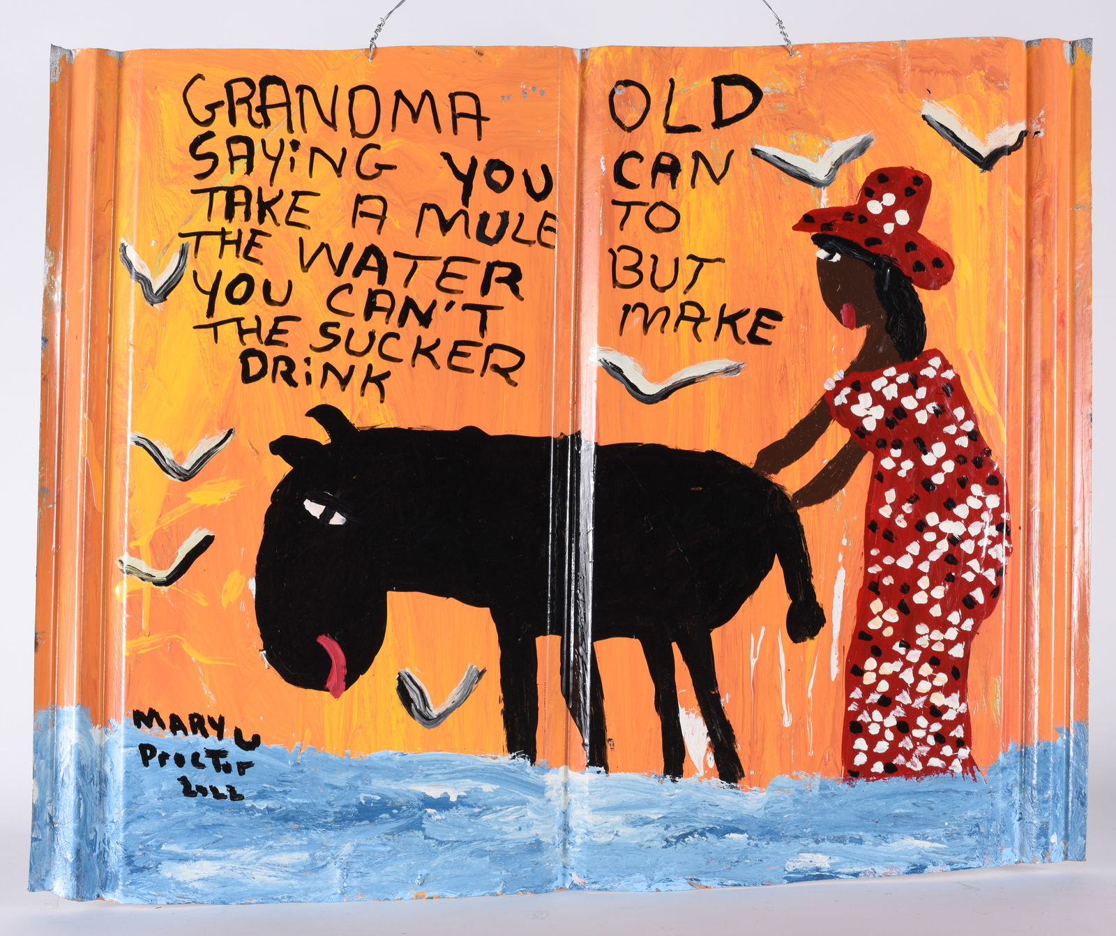 Mary Proctor Folk Art Painting (1 of 2)