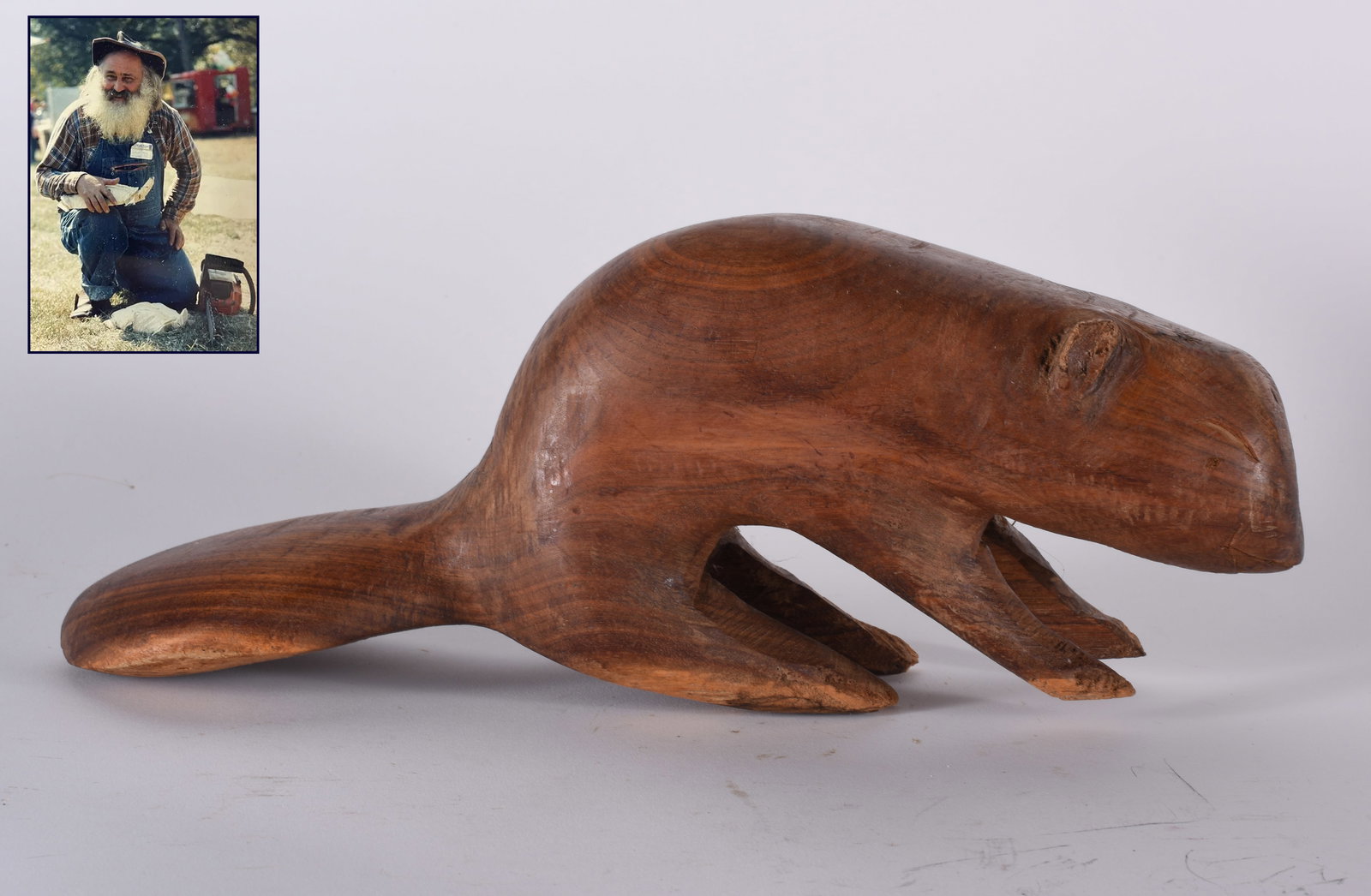 Elvin King Folk Art Wood Carving (1 of 5)