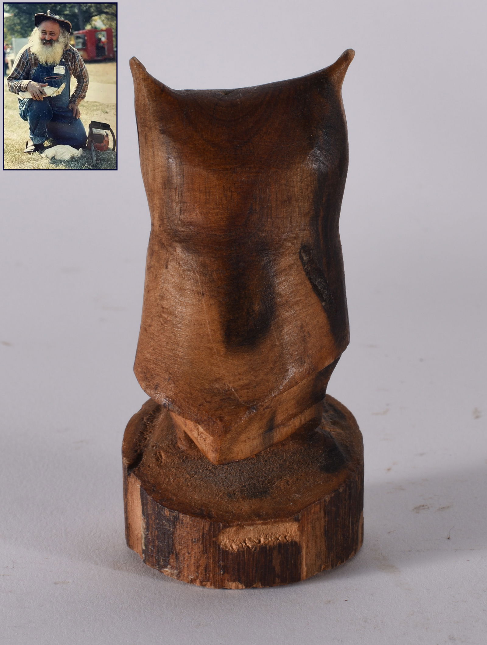 Elvin King Folk Art Wood Carving (1 of 4)