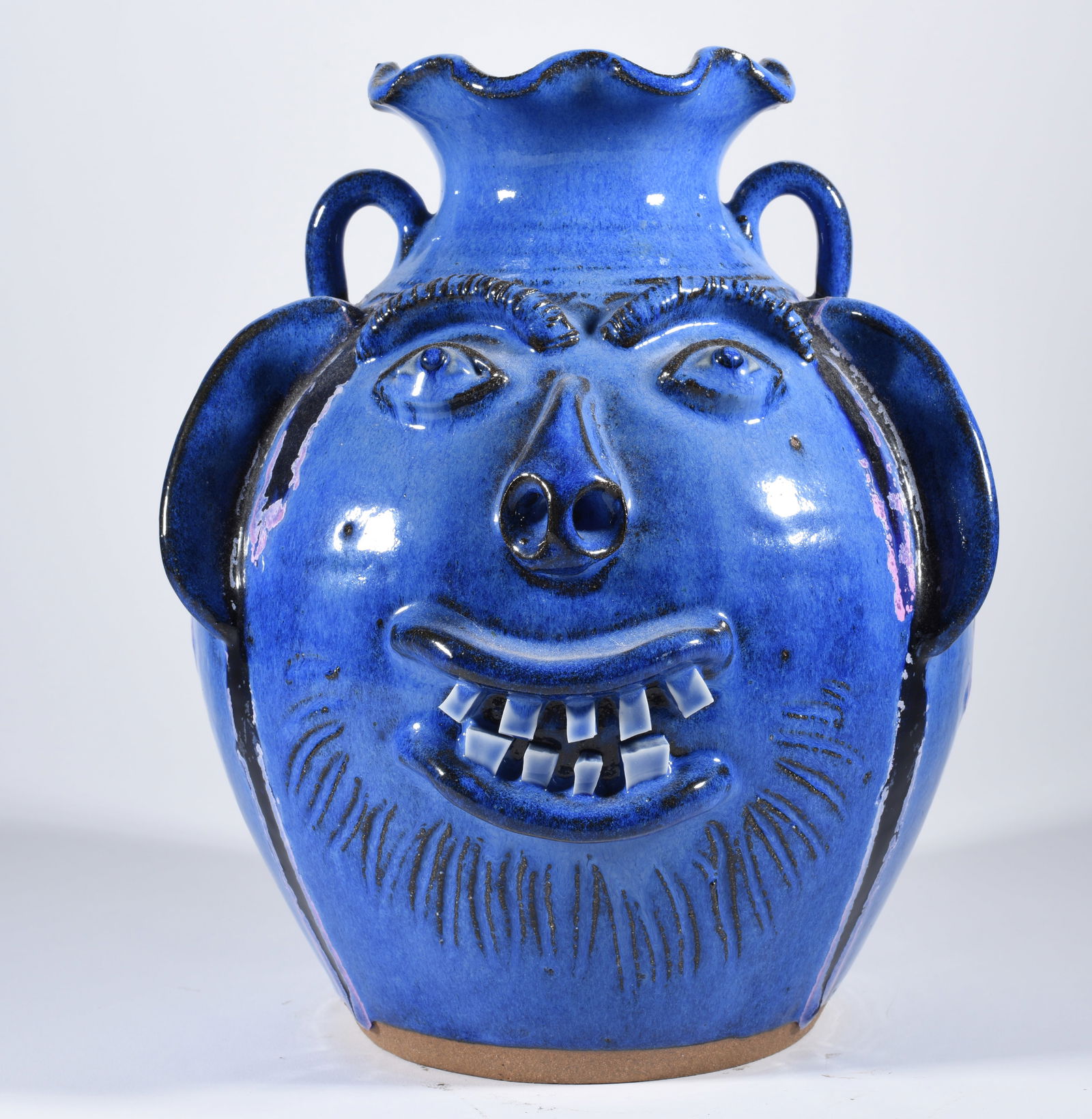 AV Smith Face Jug Vase (1 of 5)