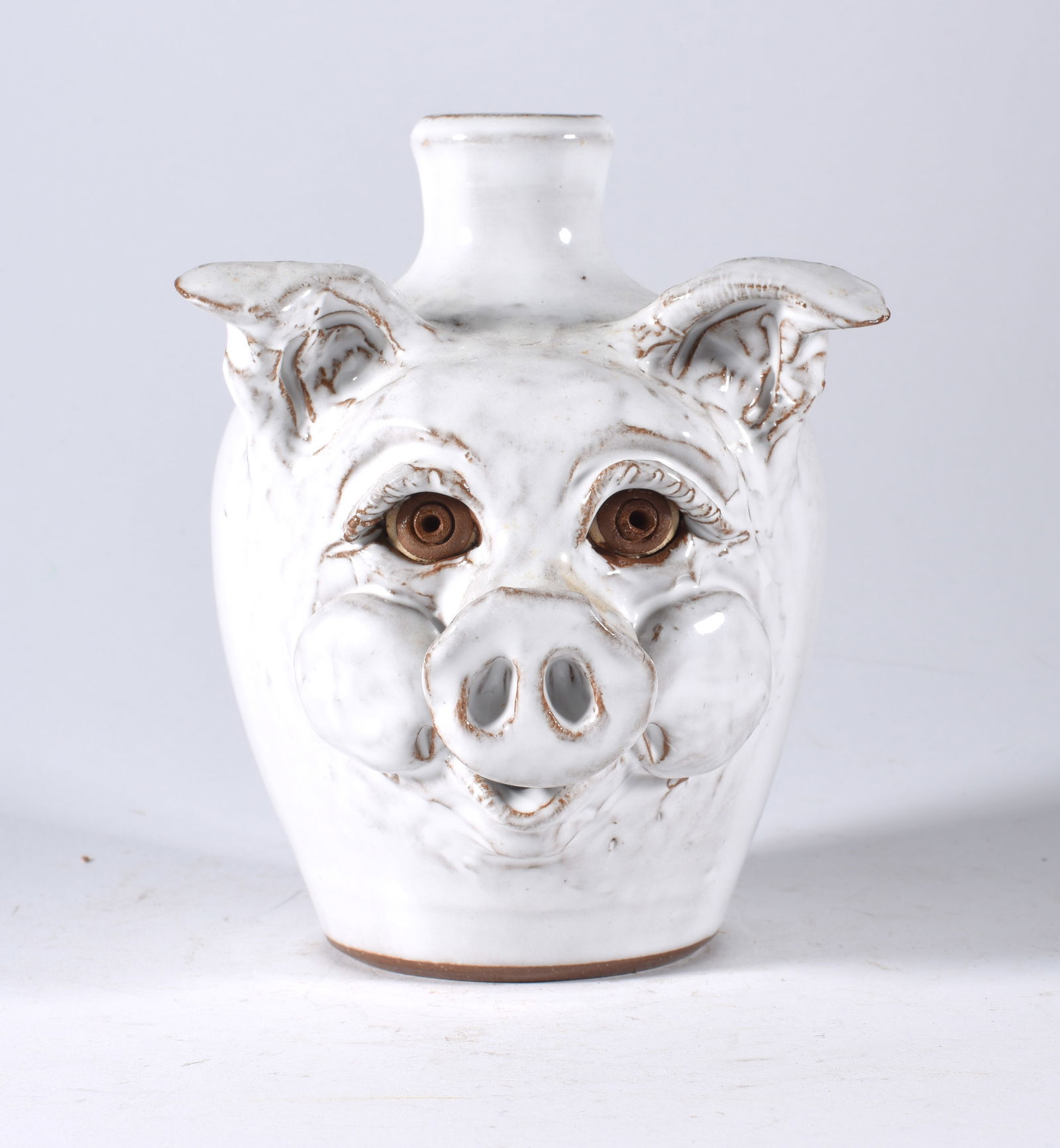 Sandy Cole Pottery Pig Face Jug (1 of 4)