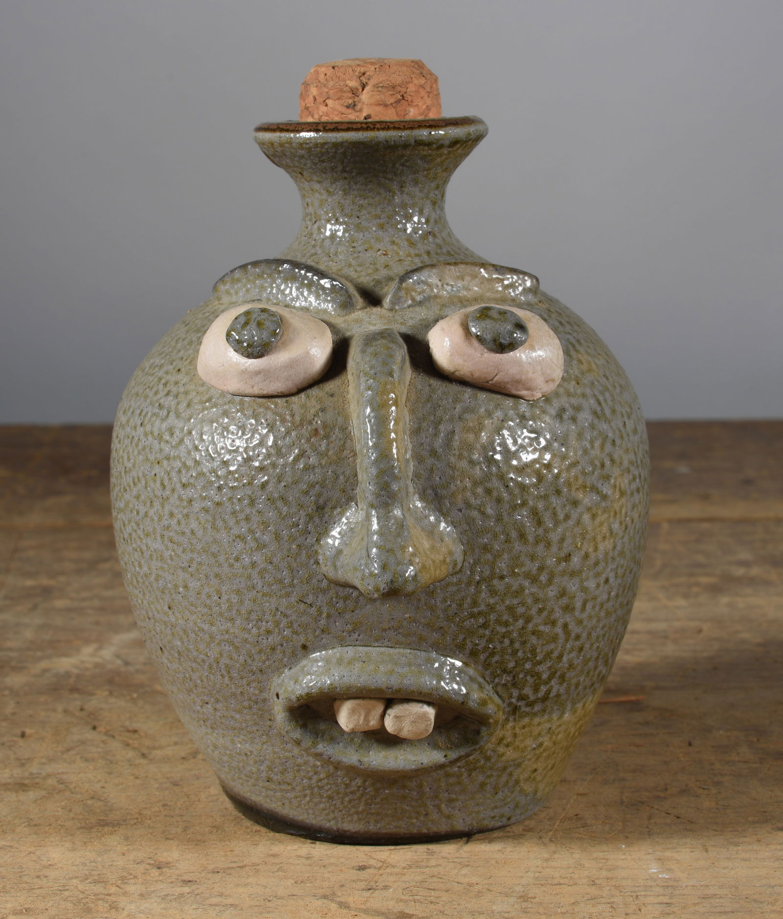 RARE Phil Morgan Pottery Face Jug (1 of 5)