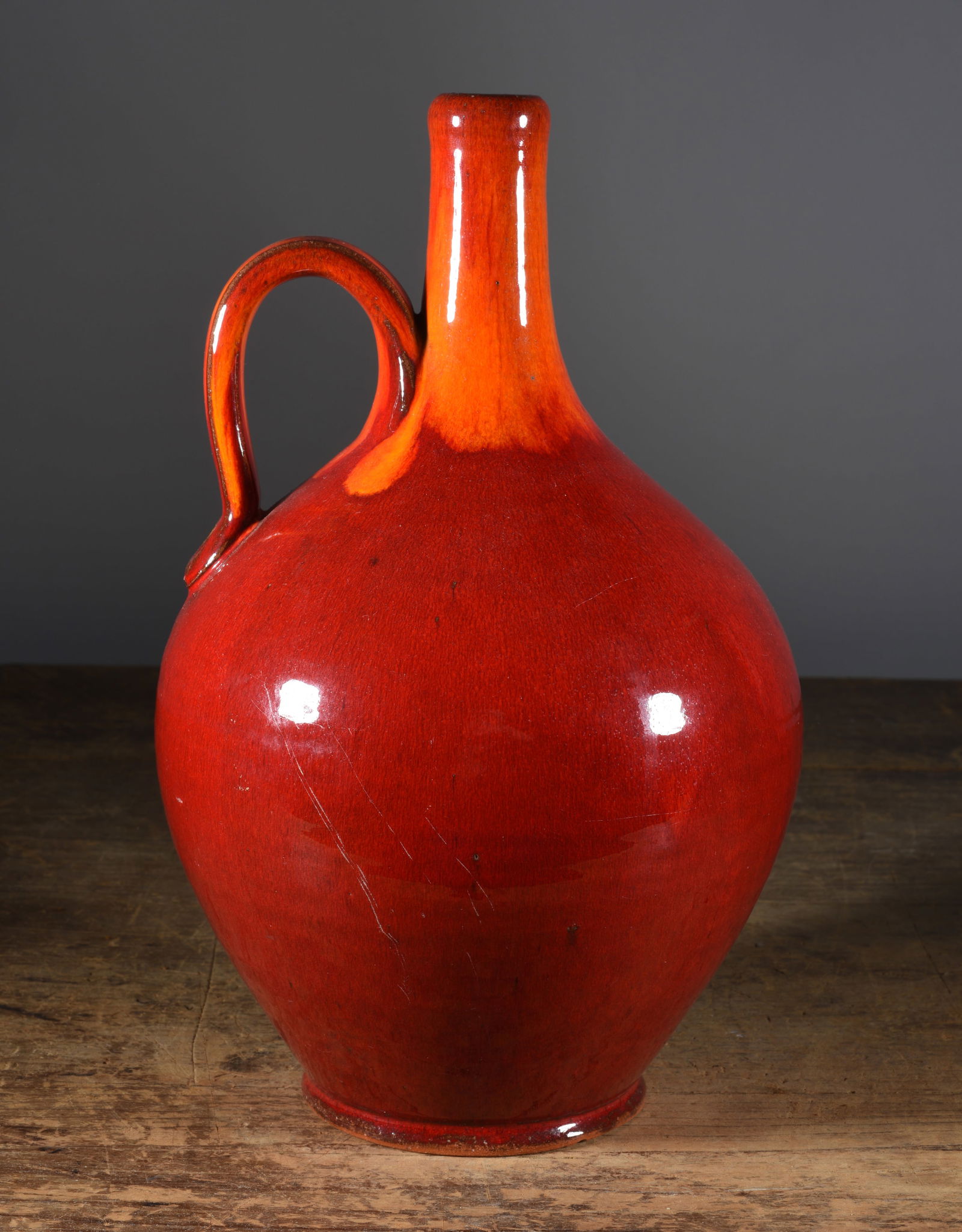 AV Smith Red Glazed Jug (1 of 4)