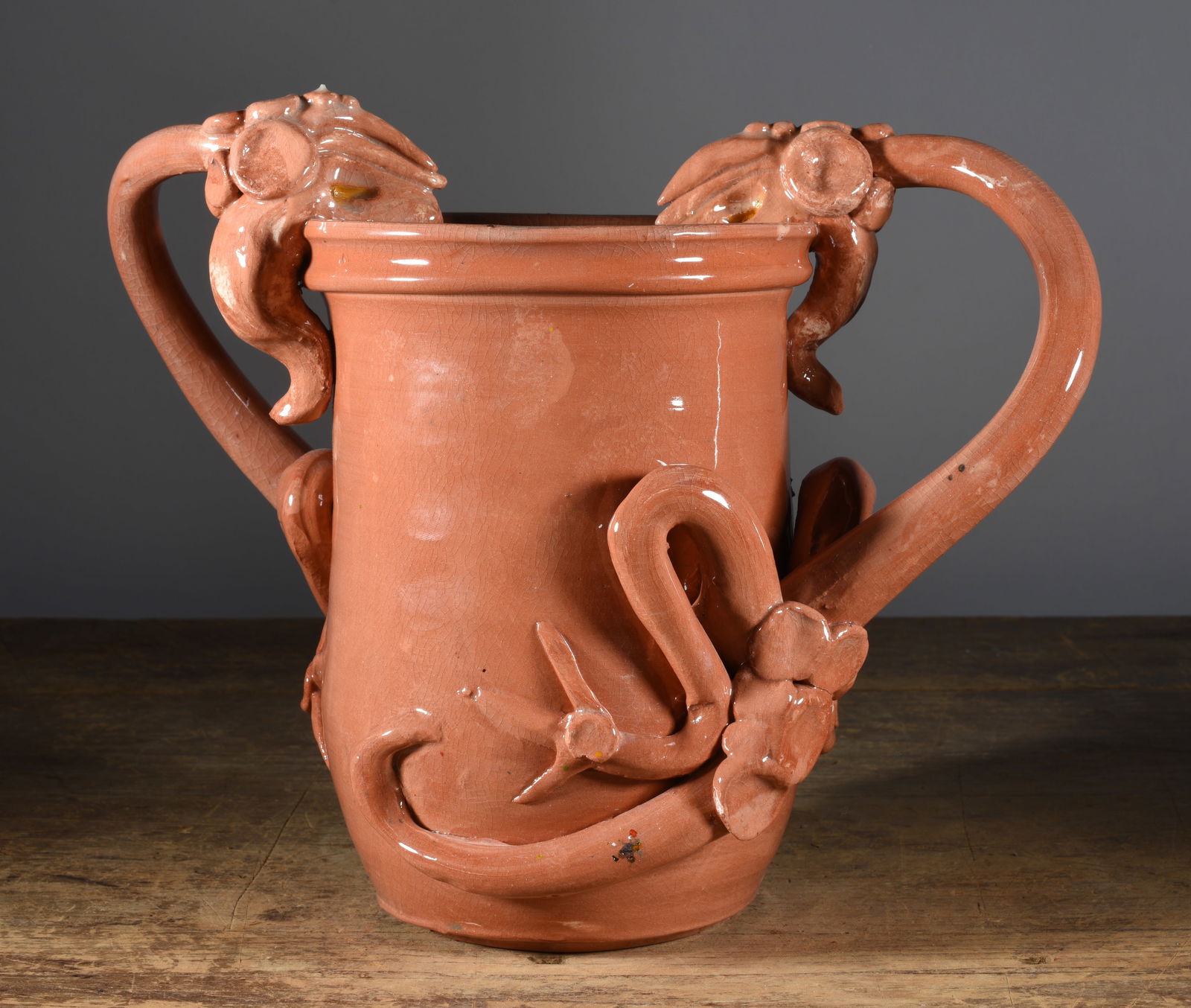 Ben Wafford Folk Pottery Dragon Vase (1 of 4)