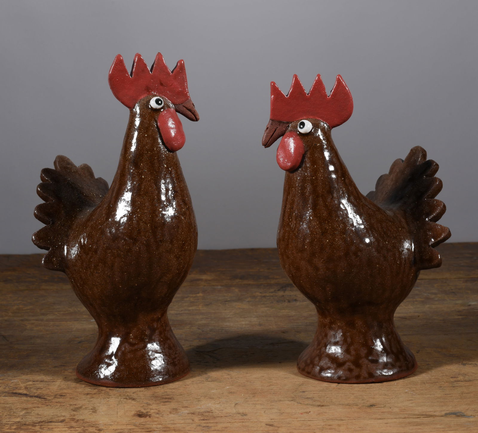 Ruby Meaders Pair of Roosters (1 of 4)
