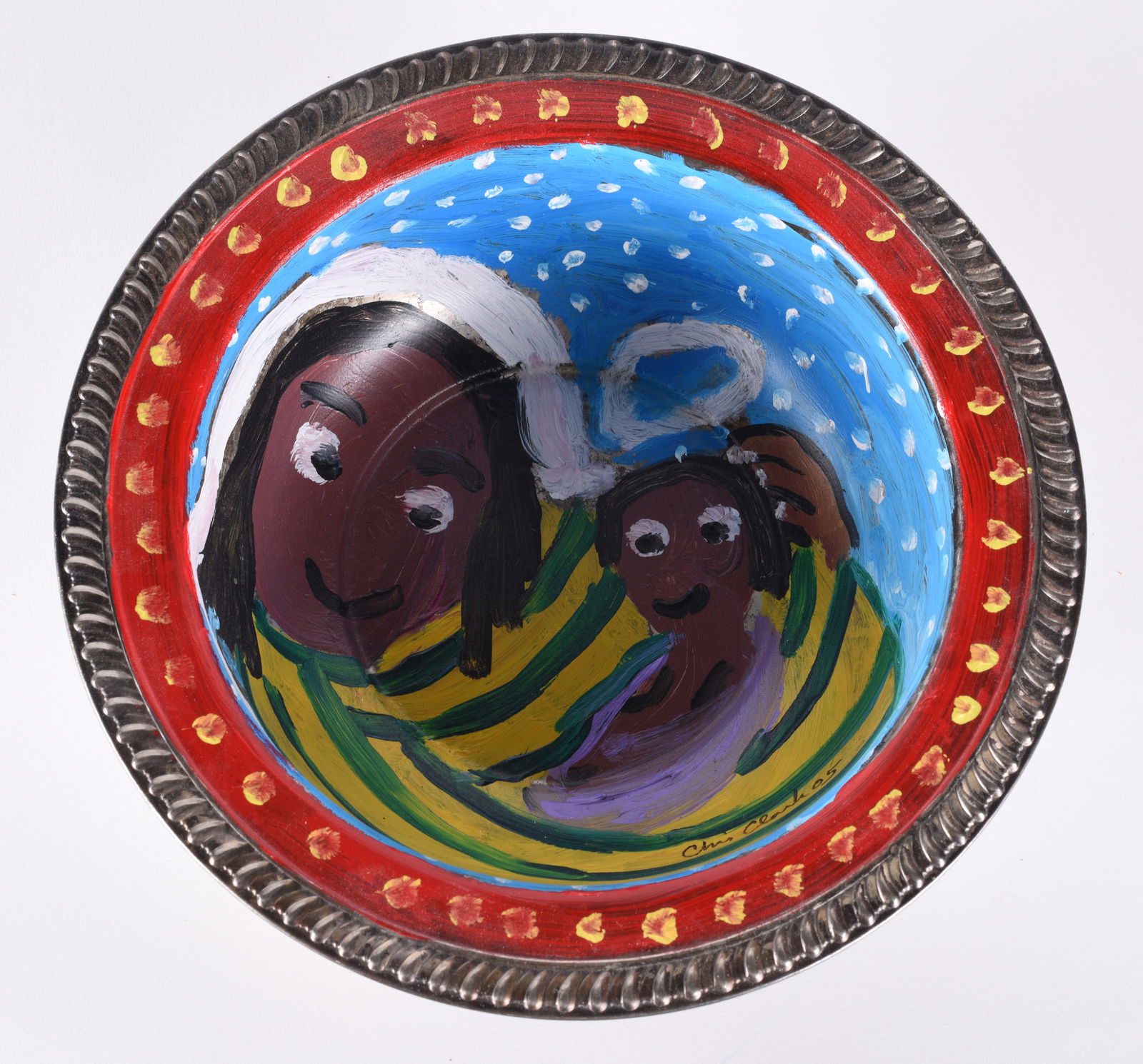 Chris Clark Painted Bowl (1 of 2)