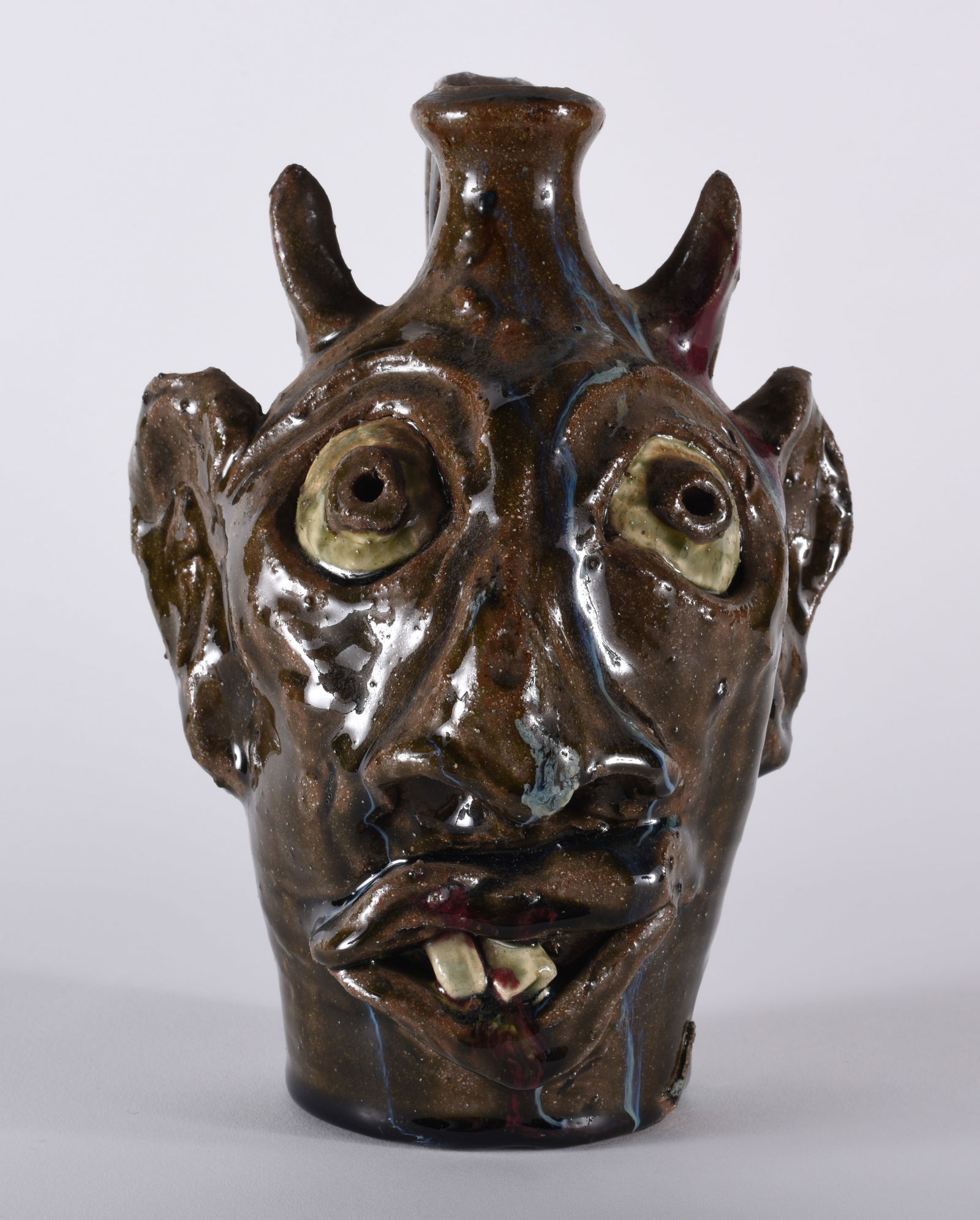 WA Flowers Devil Face Jug (1 of 5)