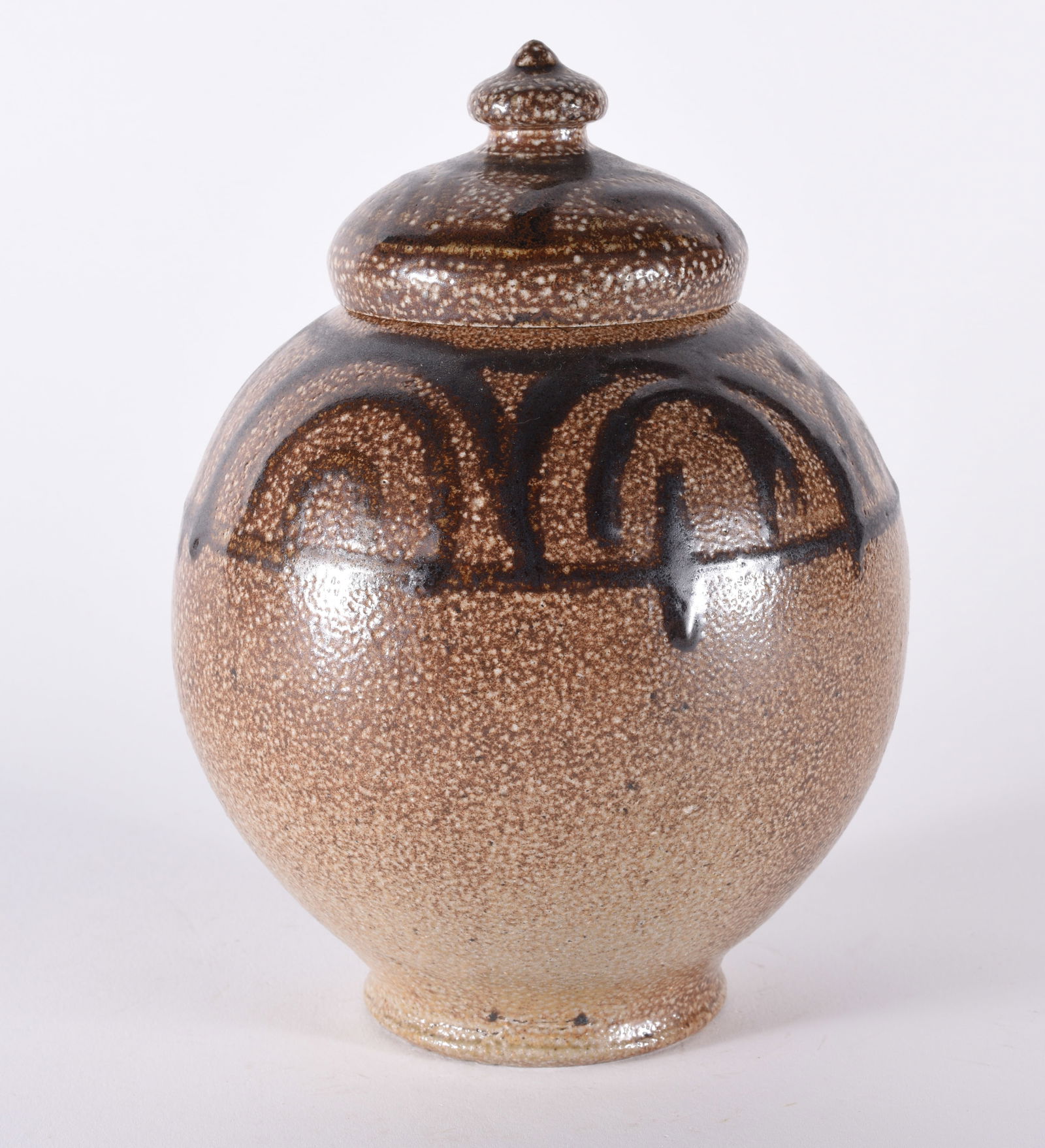 North Carolina Pottery Jar signed V (1 of 3)