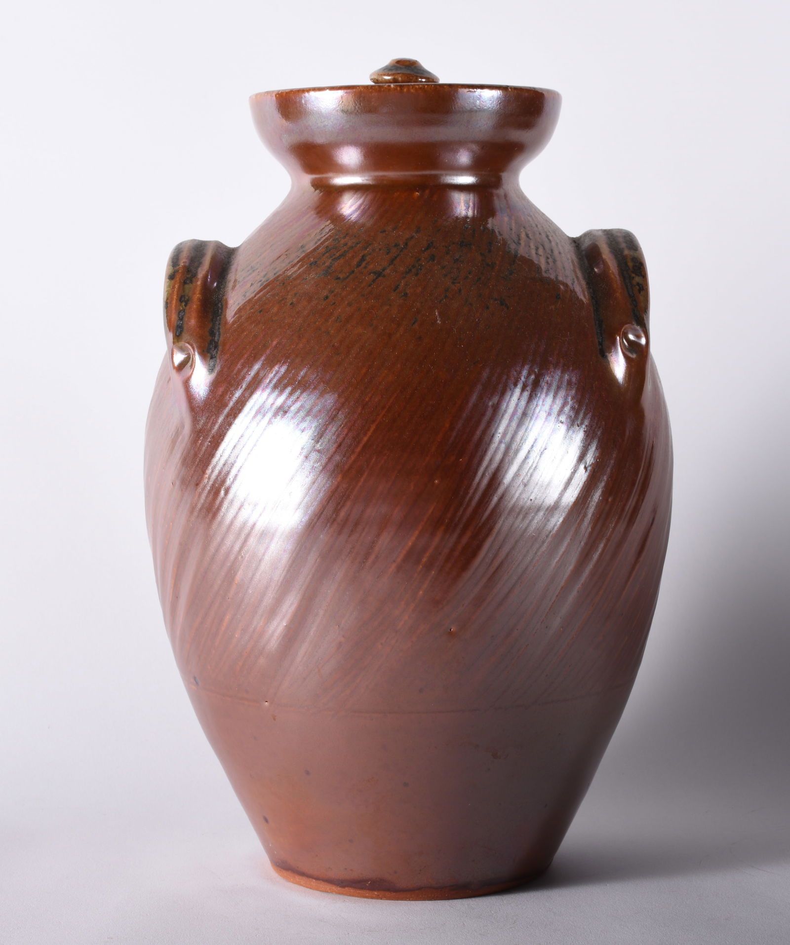North Carolina Seagrove Pottery Jar (1 of 4)