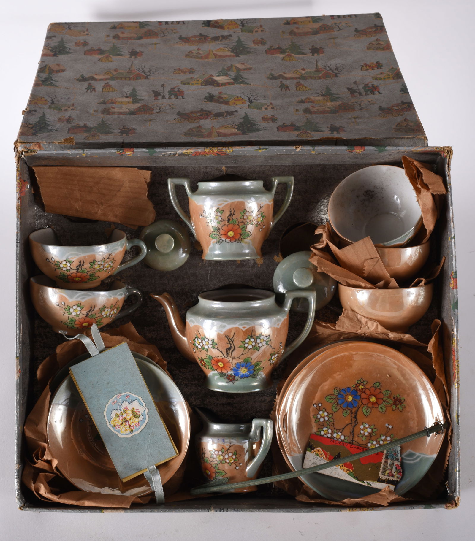 Antique Tea Set in Box (1 of 1)