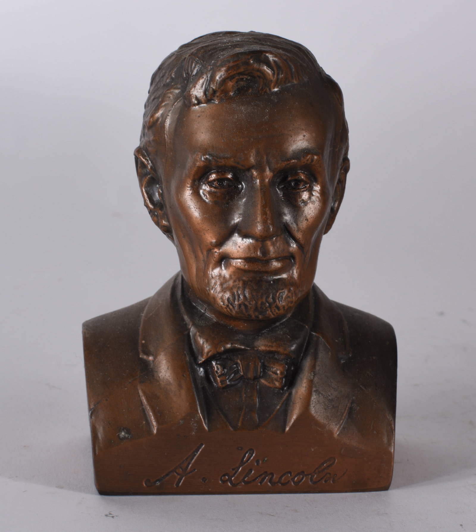 Abraham Lincoln Bank: 5" - These items are old and have ware, see photos for condition. All sales are final.