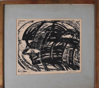 Ed Shewmake wood cut
