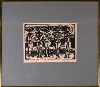 Ed Shewmake wood cut